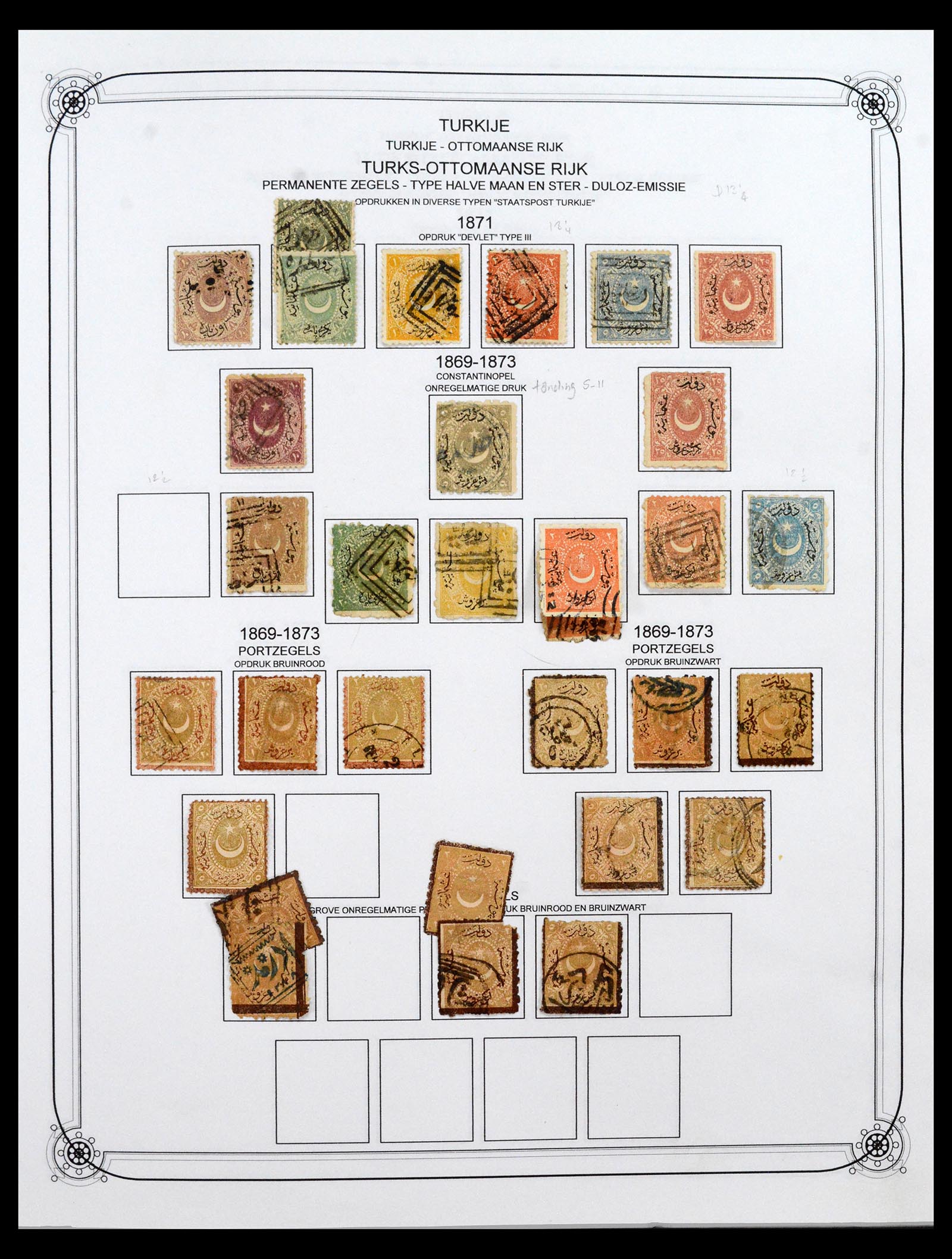 40476 0005 - Stamp collection 40476 Turkey 1863-1963.