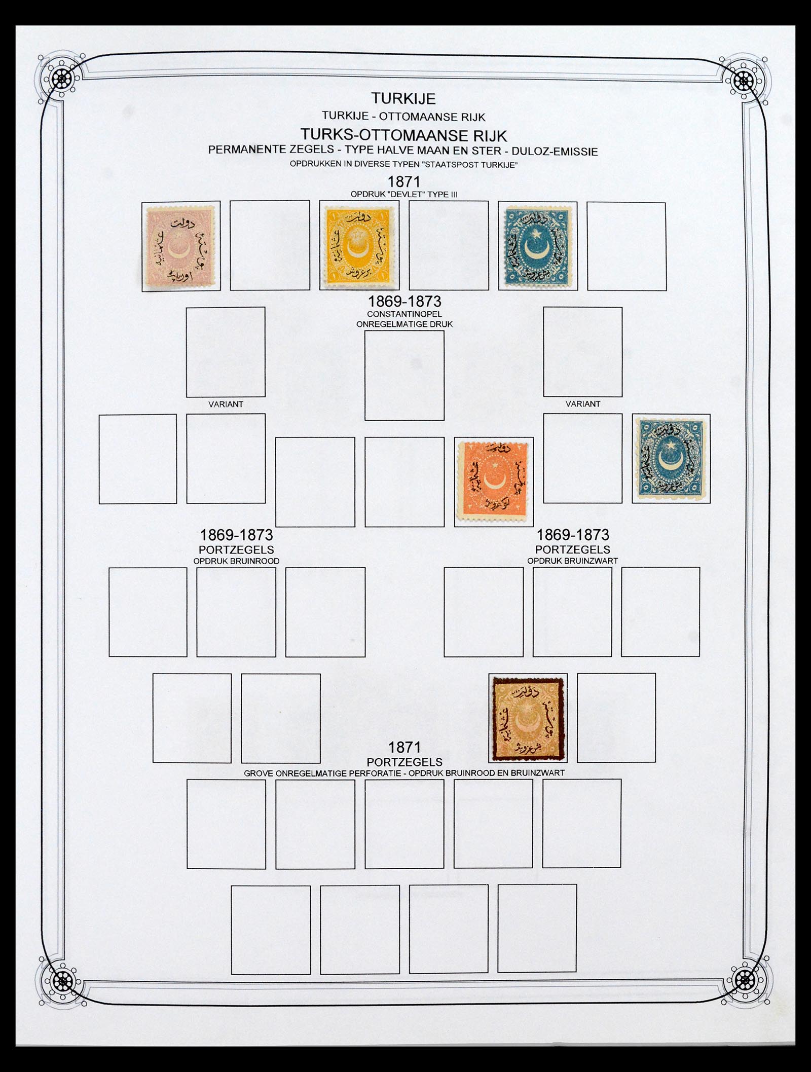 40476 0006 - Stamp collection 40476 Turkey 1863-1963.