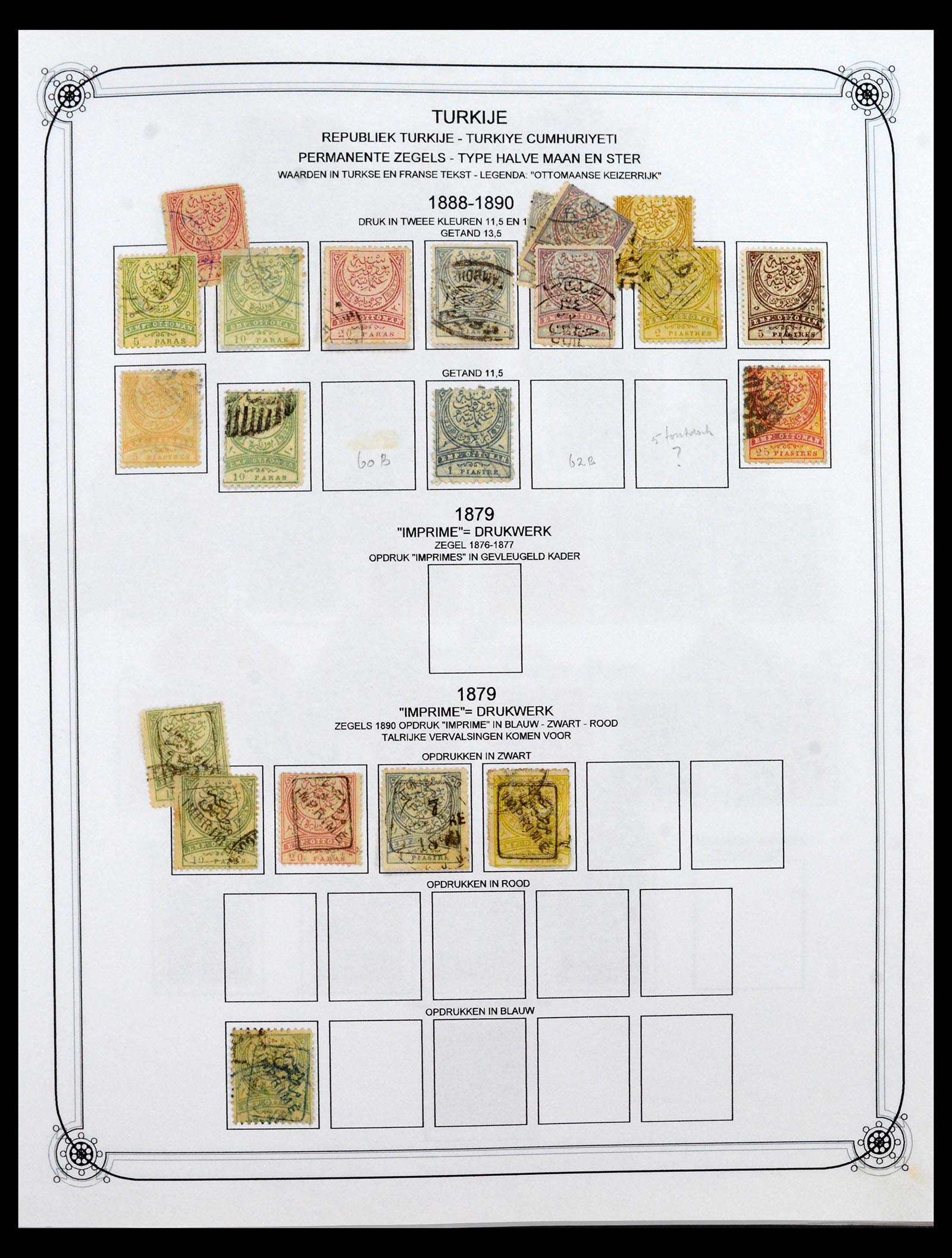 40476 0011 - Stamp collection 40476 Turkey 1863-1963.