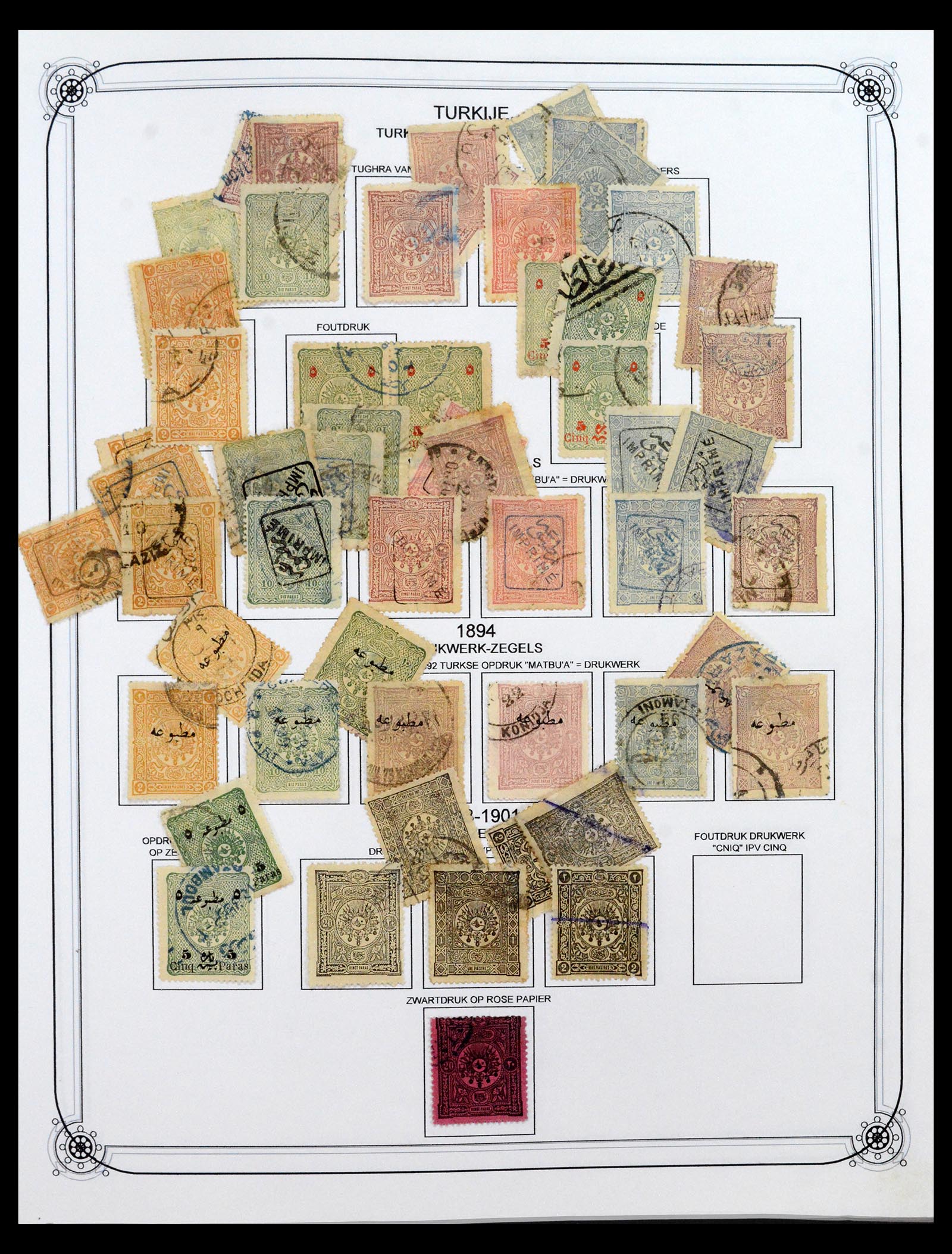 40476 0012 - Stamp collection 40476 Turkey 1863-1963.