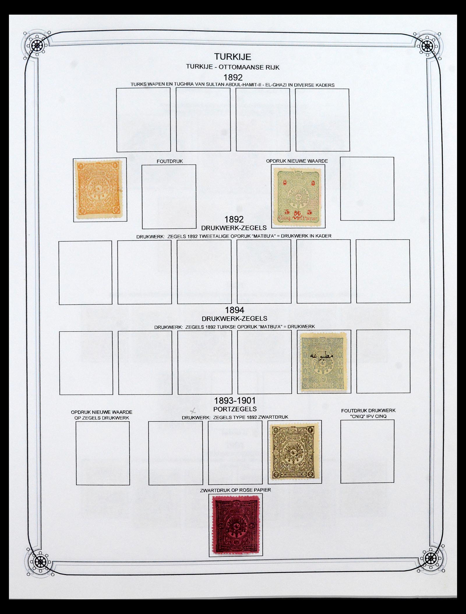 40476 0013 - Stamp collection 40476 Turkey 1863-1963.