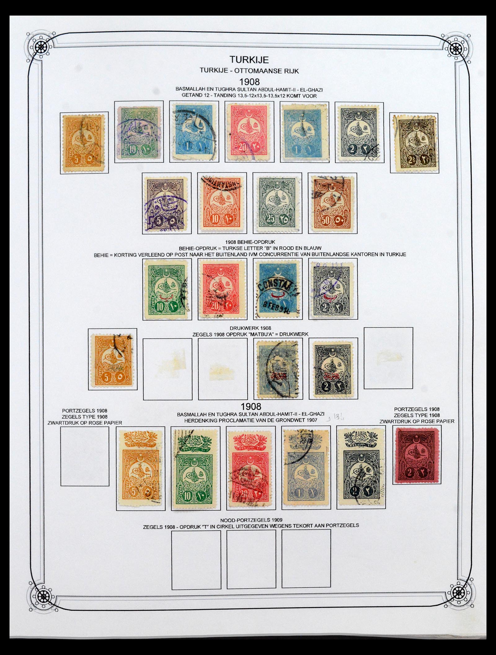 40476 0020 - Stamp collection 40476 Turkey 1863-1963.