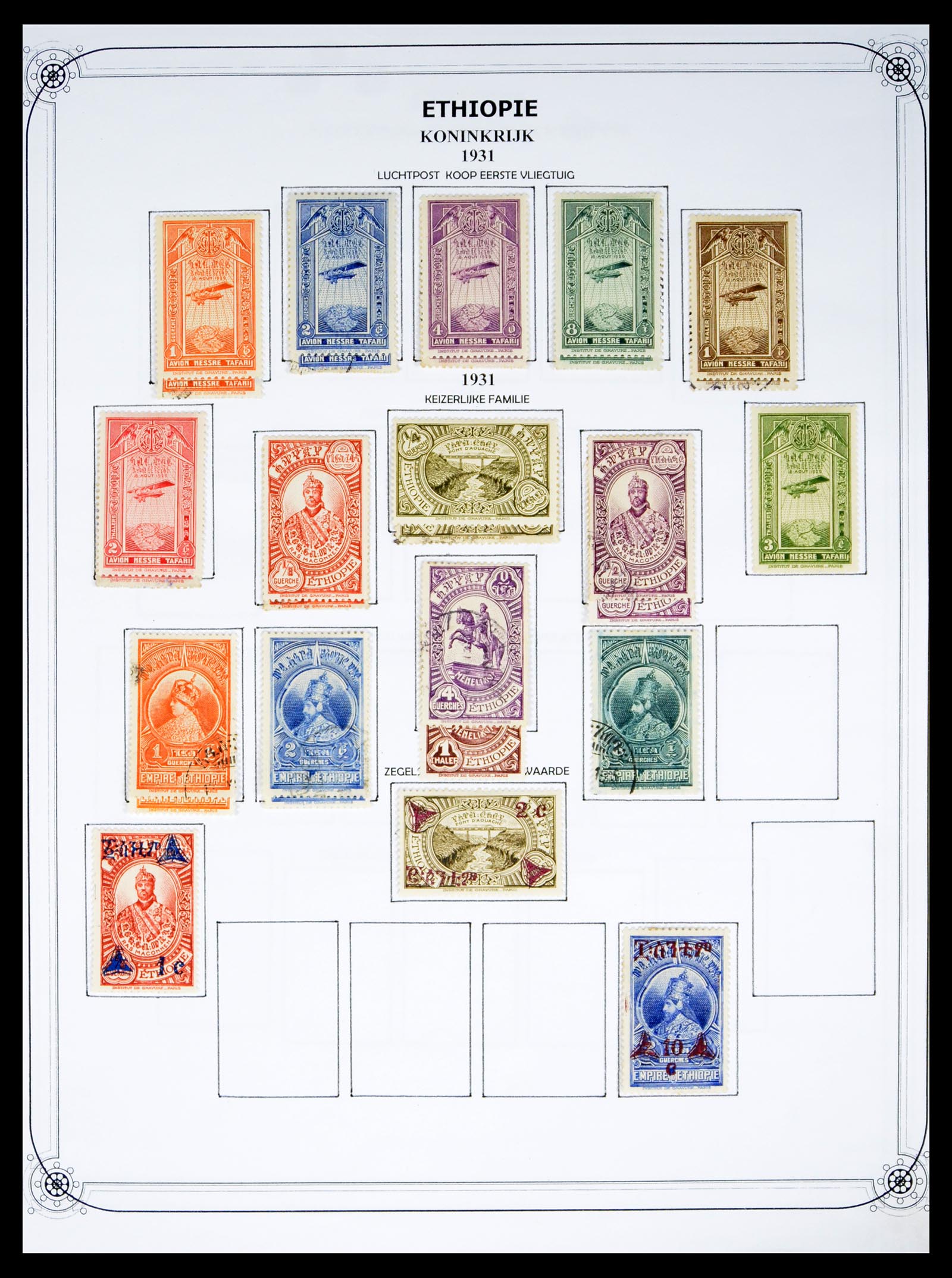 40479 0011 - Postzegel verzameling 40479 Ethiopië 1894-1975.