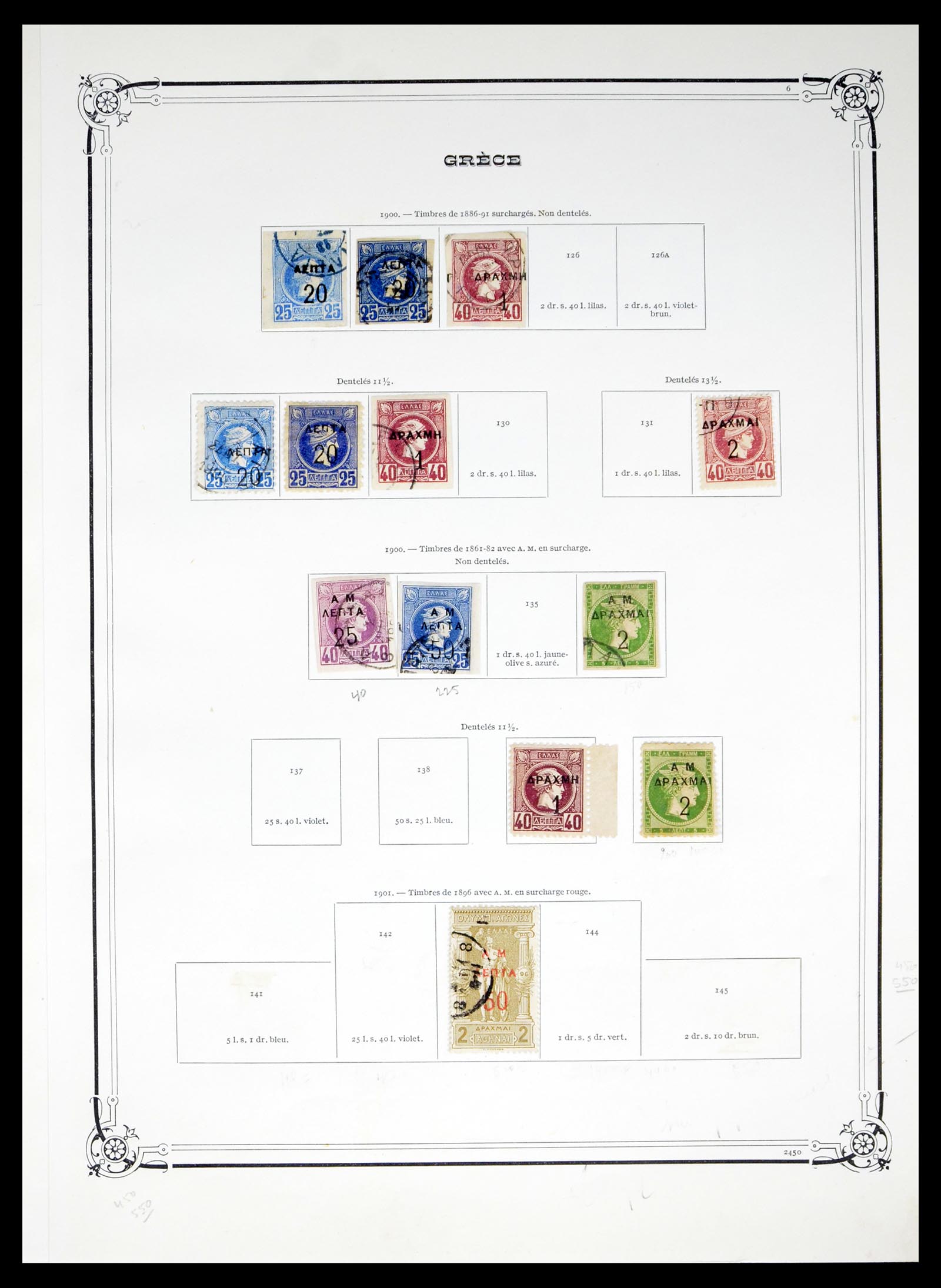 40481 0005 - Postzegel verzameling 40481 Griekenland 1861-1960.