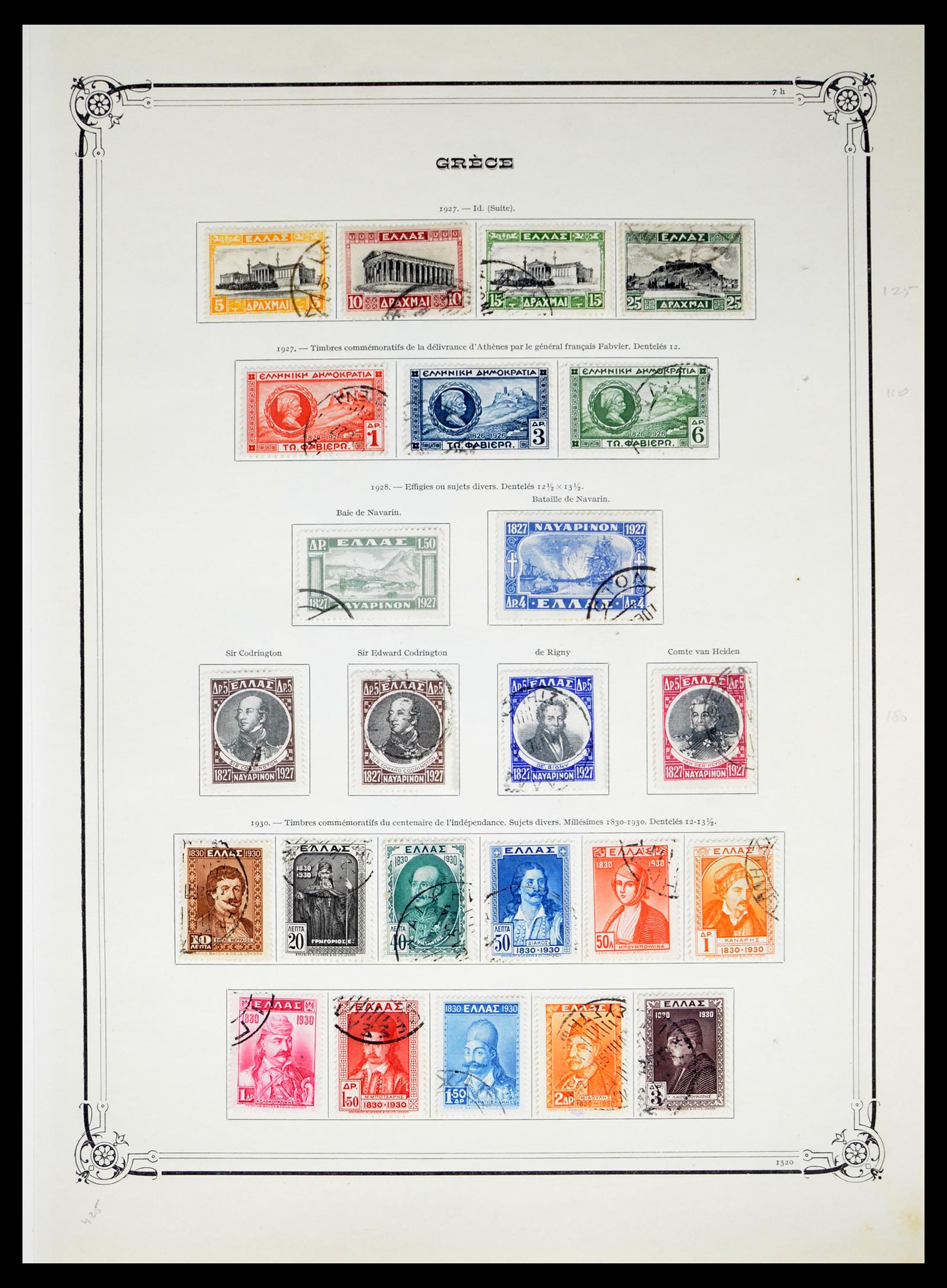 40481 0012 - Postzegel verzameling 40481 Griekenland 1861-1960.