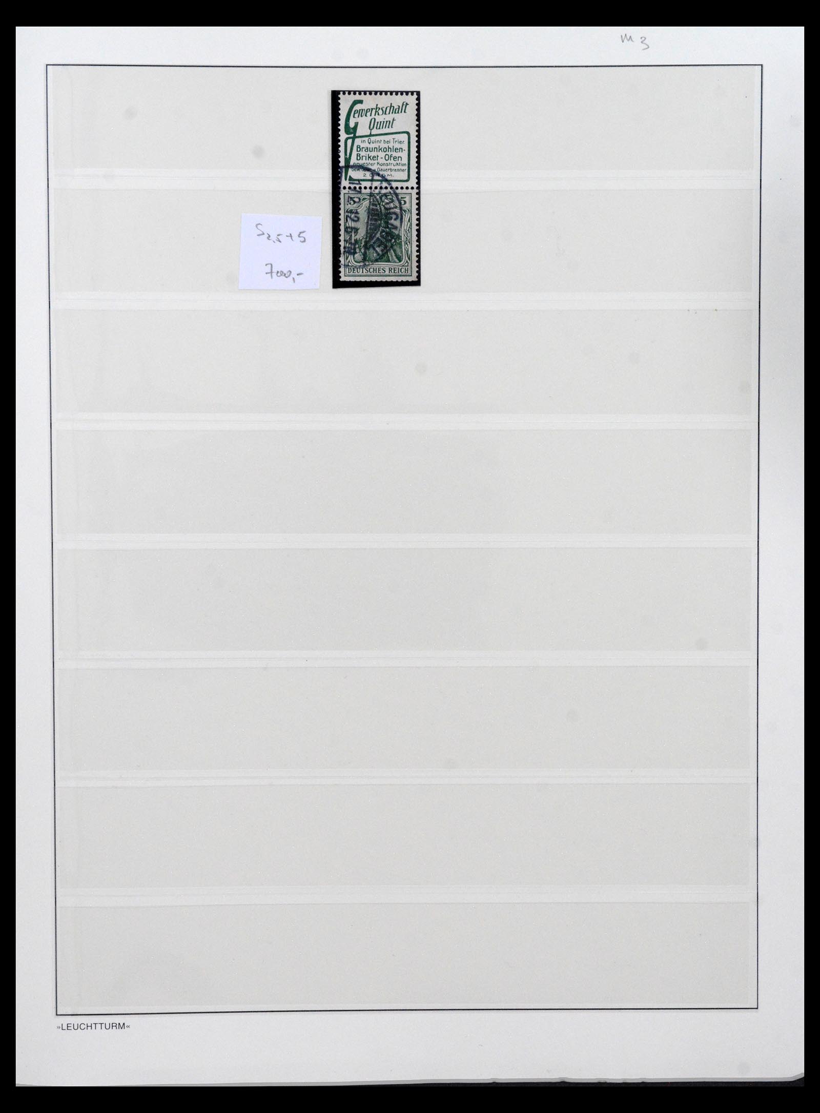 40490 0001 - Stamp collection 40490 German Reich combinations 1915-1942.