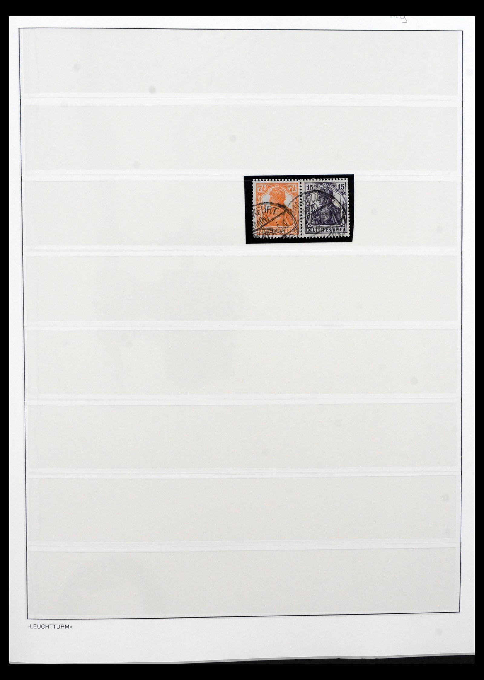 40490 0002 - Stamp collection 40490 German Reich combinations 1915-1942.