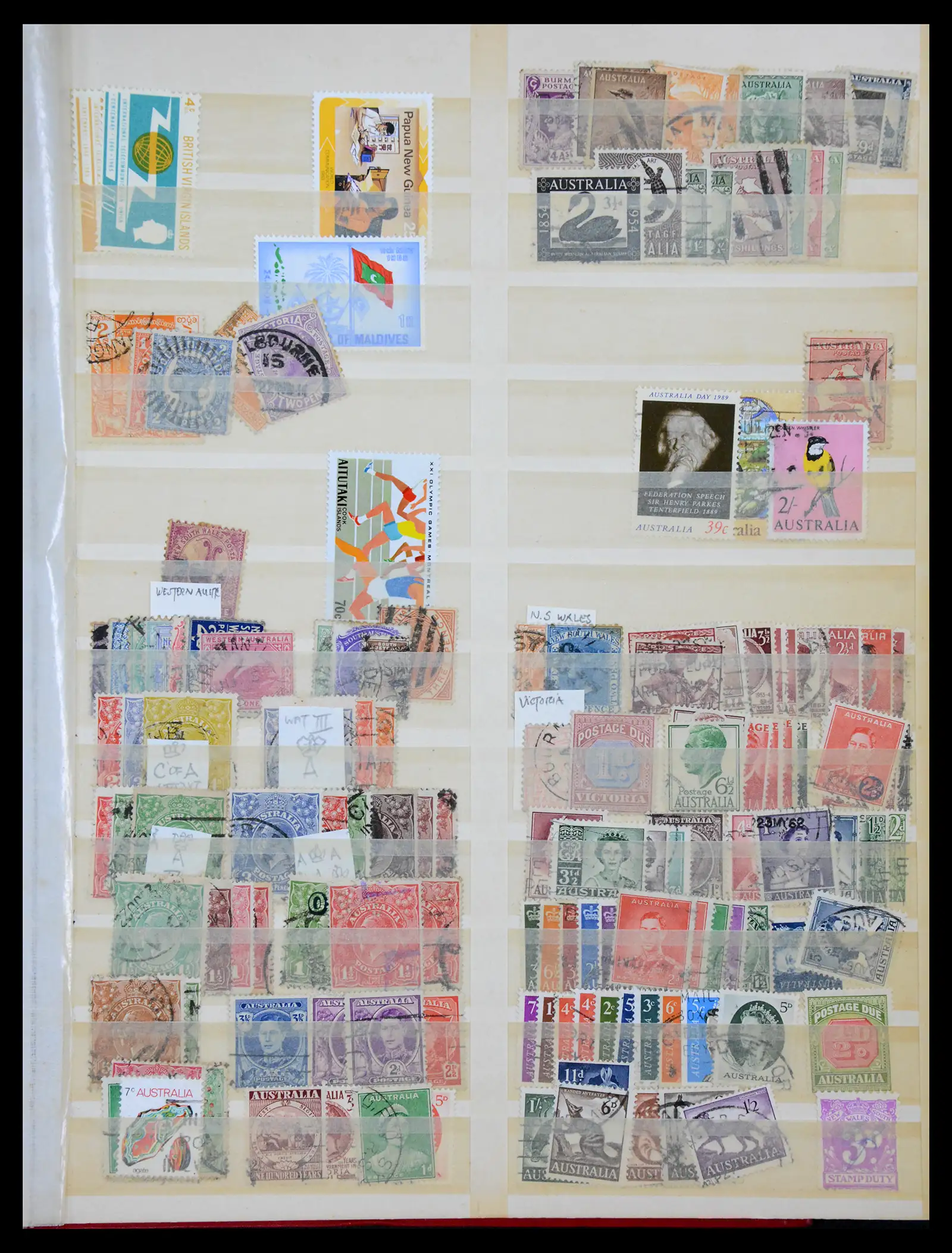 40491 0013 - Stamp collection 40491 World 1860-1960.