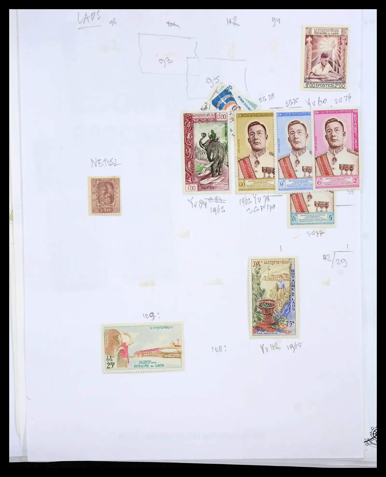 40491 0054 - Stamp collection 40491 World 1860-1960.