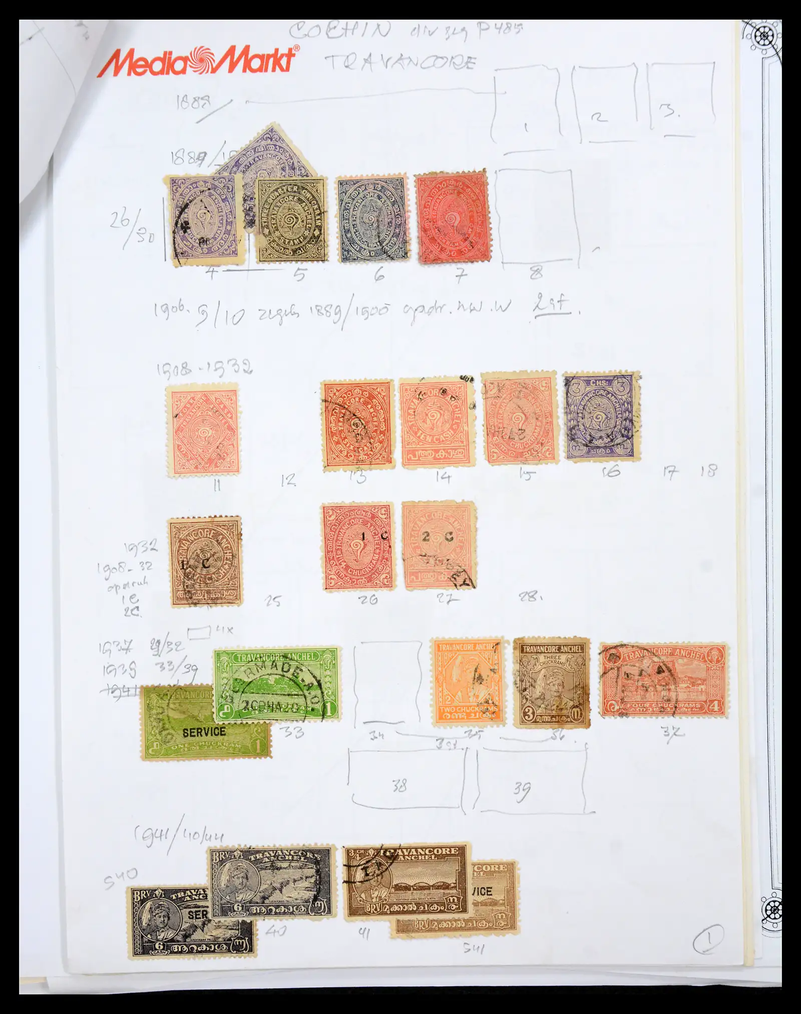 40491 0088 - Stamp collection 40491 World 1860-1960.