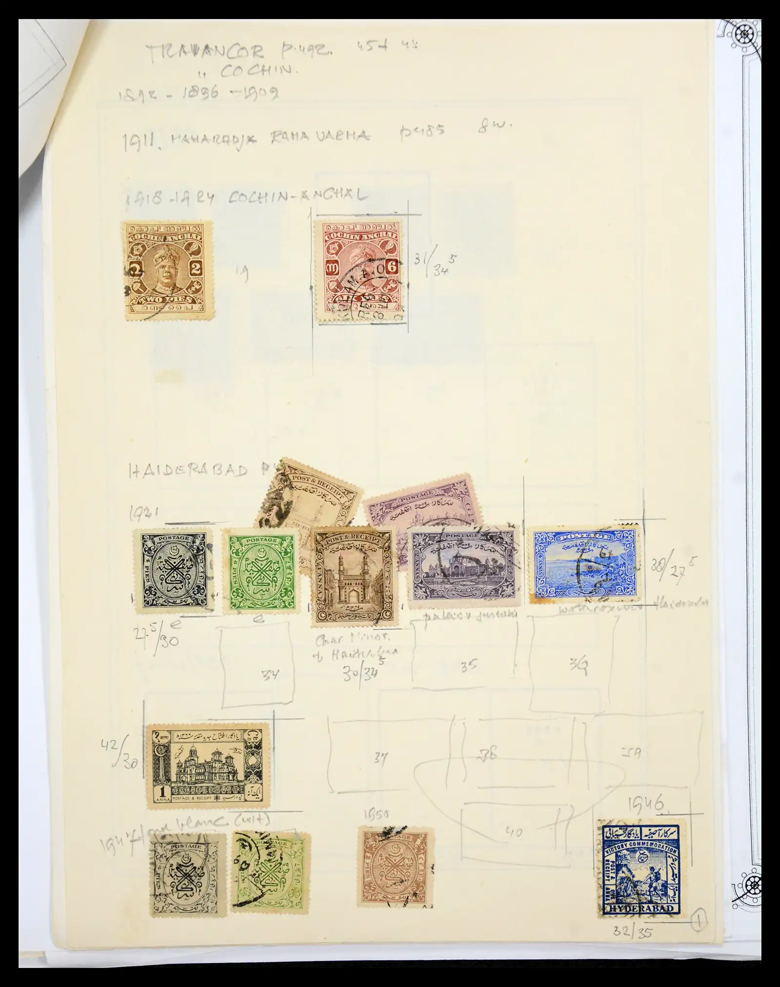 40491 0091 - Stamp collection 40491 World 1860-1960.