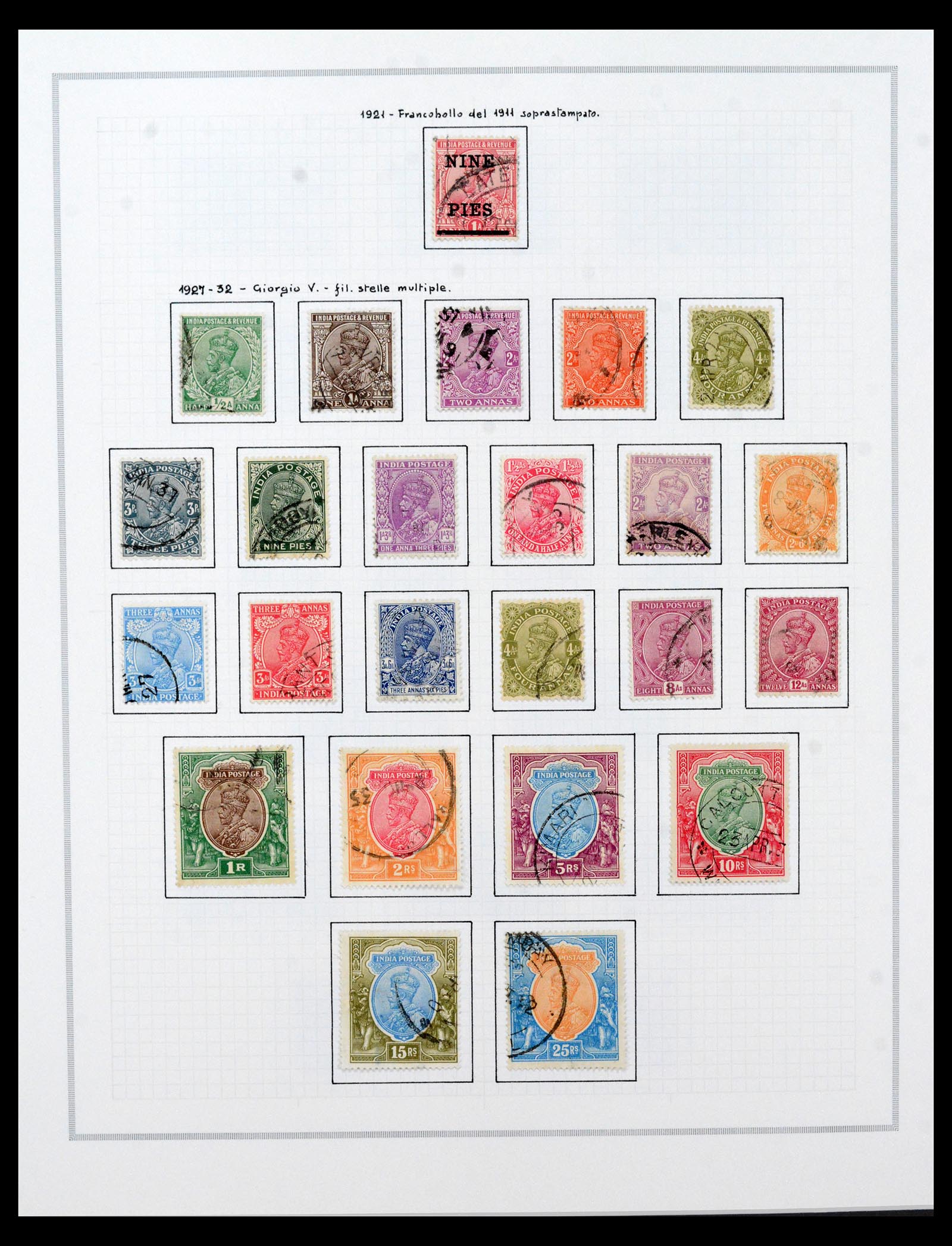 40492 0006 - Postzegel verzameling 40492 India 1854-1993.