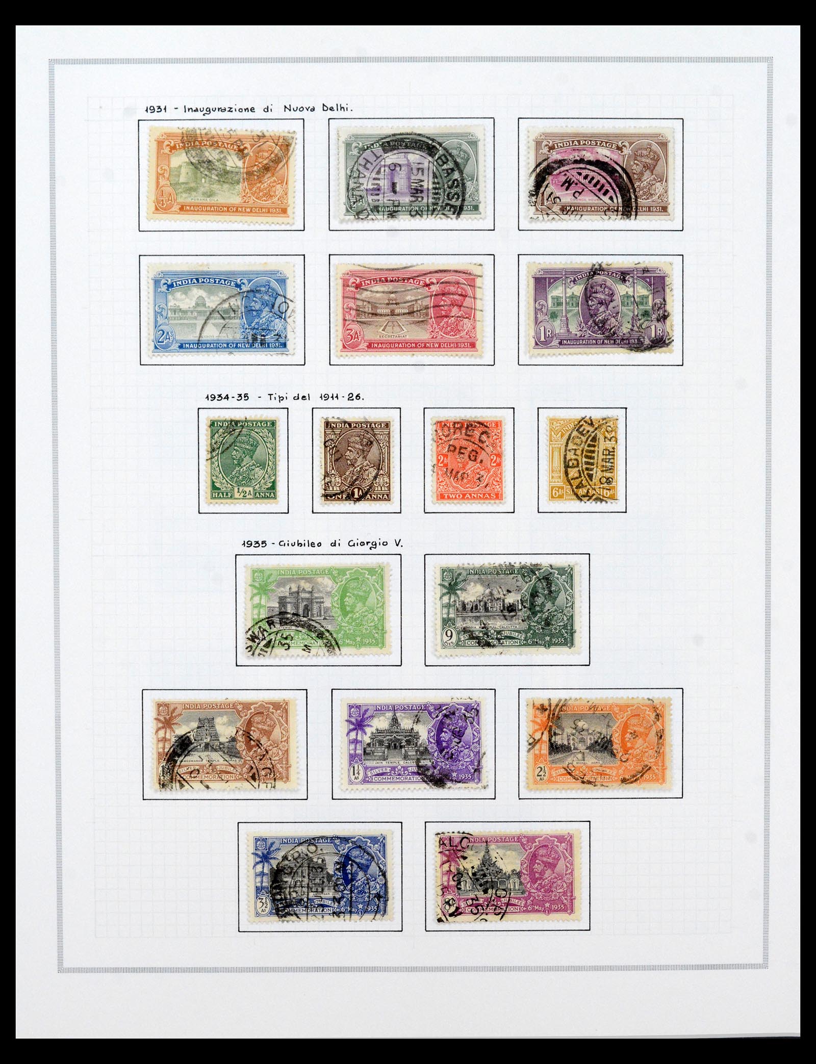 40492 0007 - Postzegel verzameling 40492 India 1854-1993.