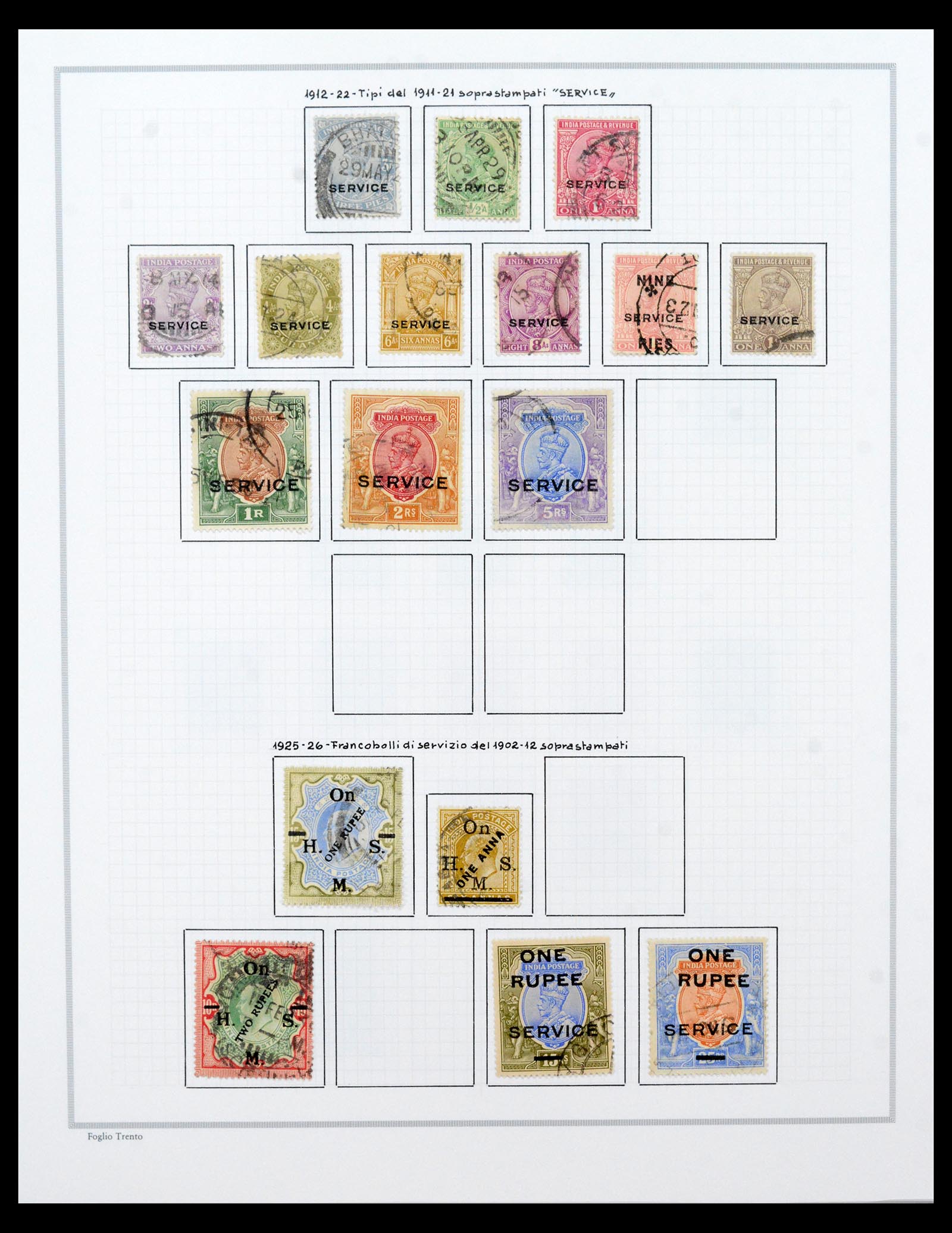 40492 0013 - Postzegel verzameling 40492 India 1854-1993.