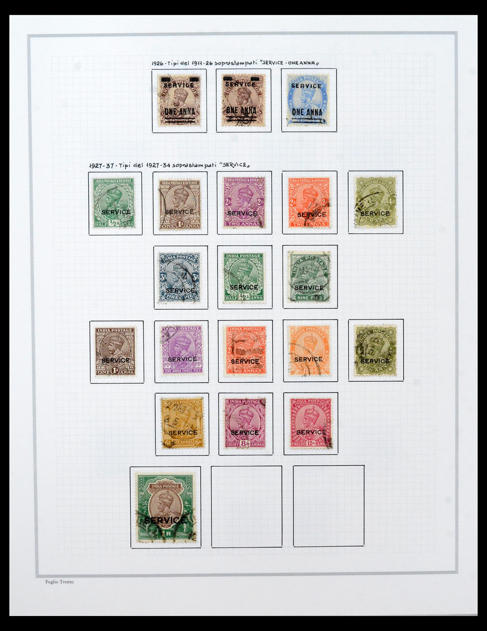 40492 0014 - Postzegel verzameling 40492 India 1854-1993.
