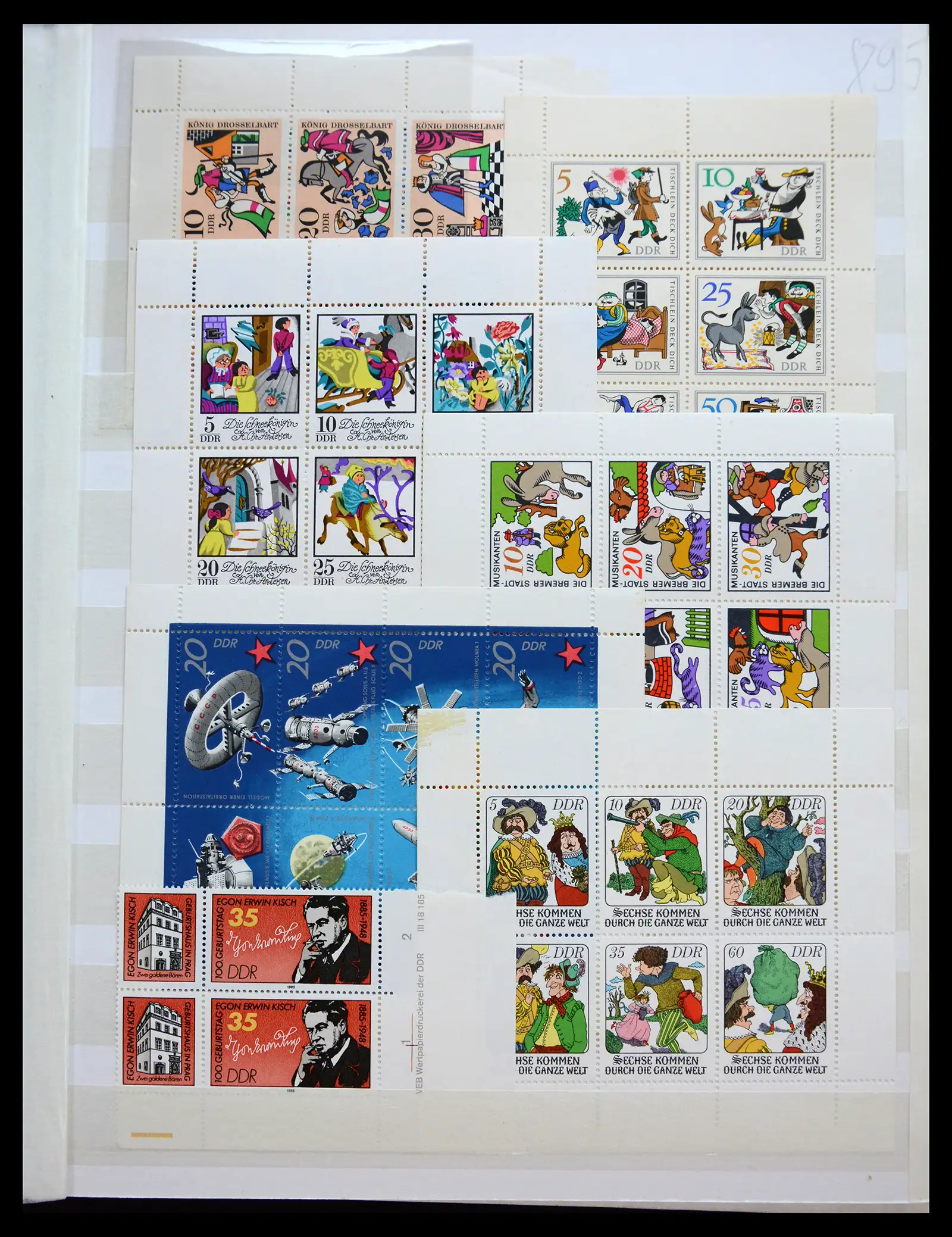 40508 0015 - Postzegelverzameling 40508 DDR combinaties 1960-1990.