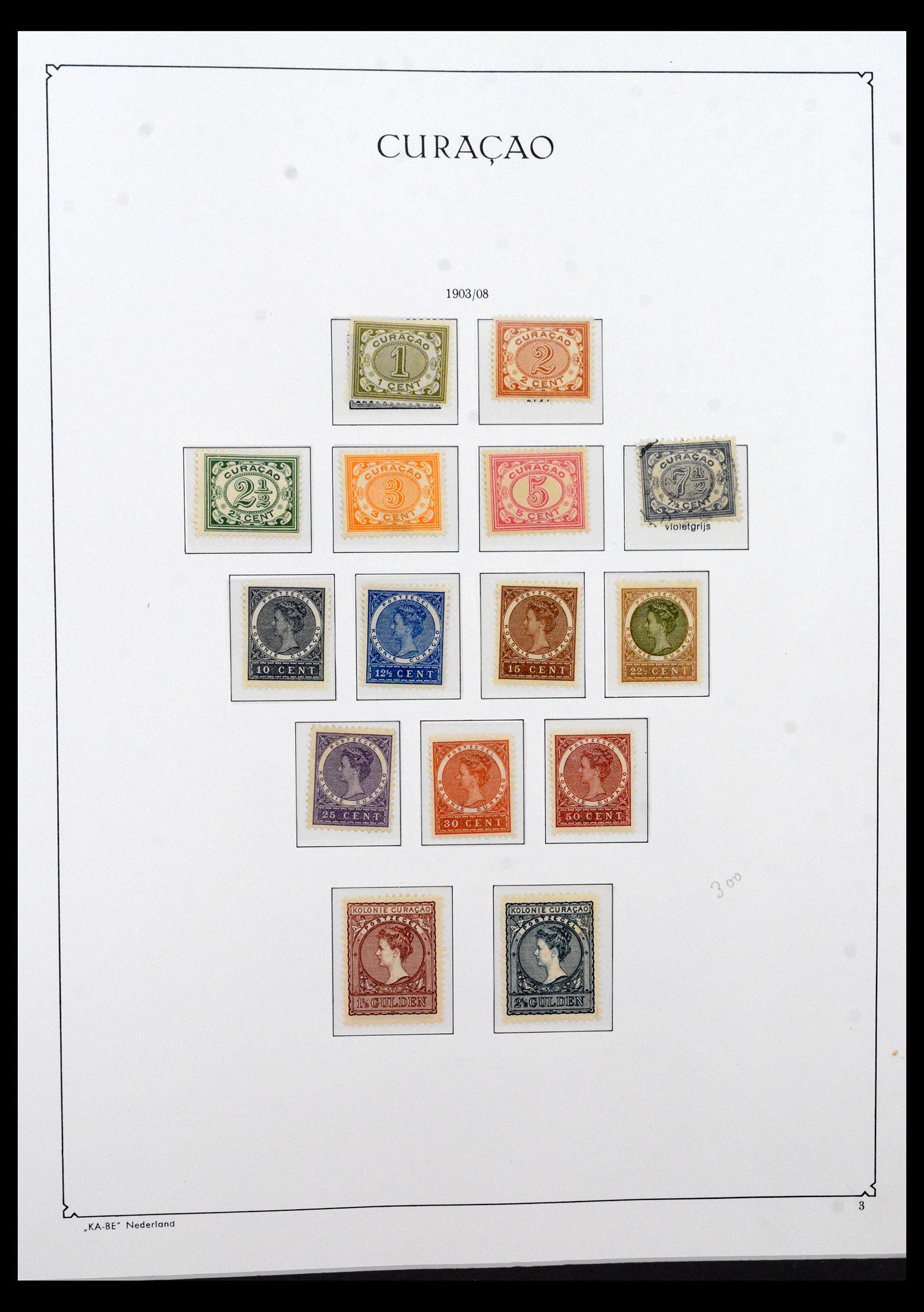 40509 0003 - Postzegel verzameling 40509 Curaçao 1873-1976.