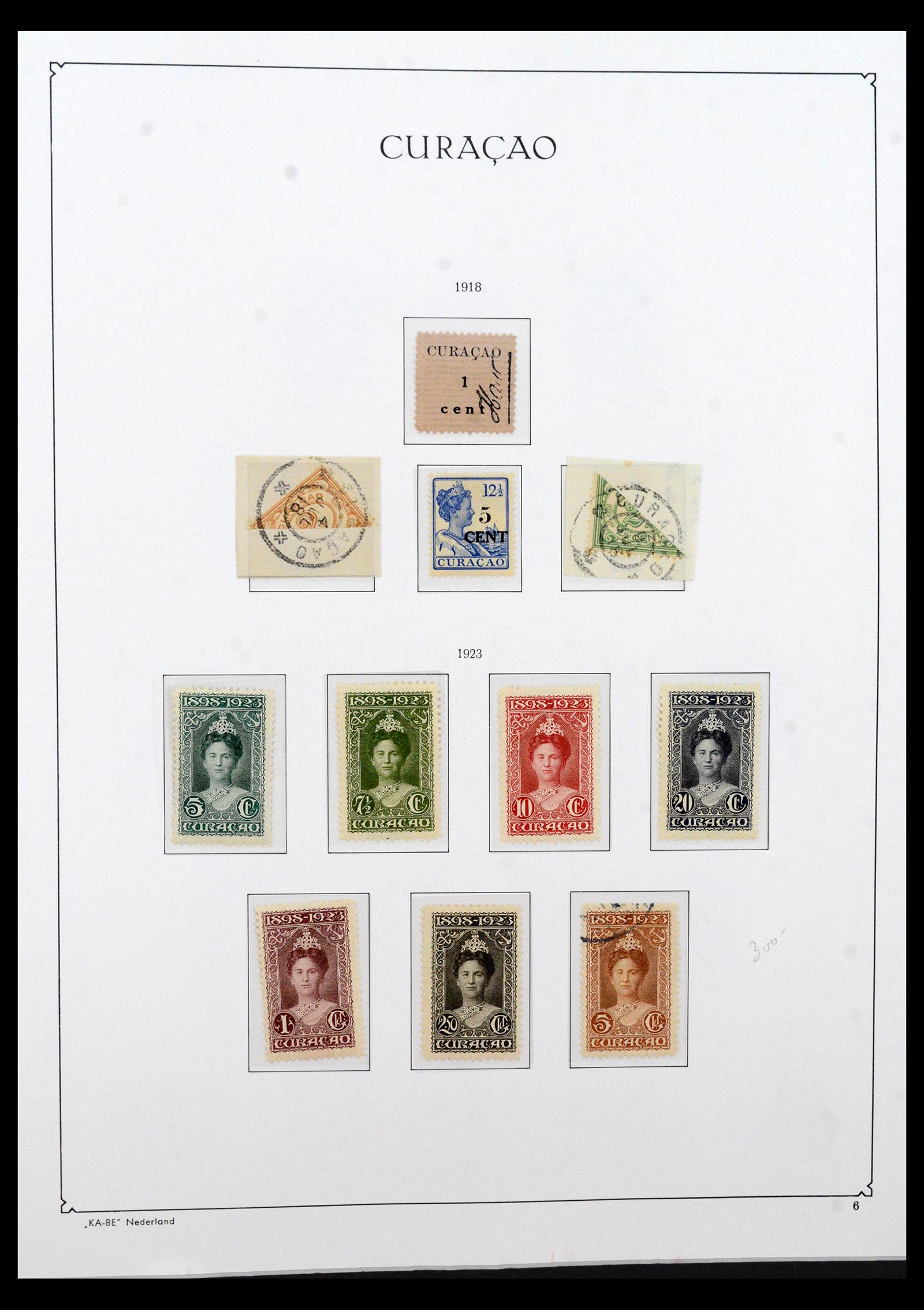 40509 0006 - Postzegel verzameling 40509 Curaçao 1873-1976.