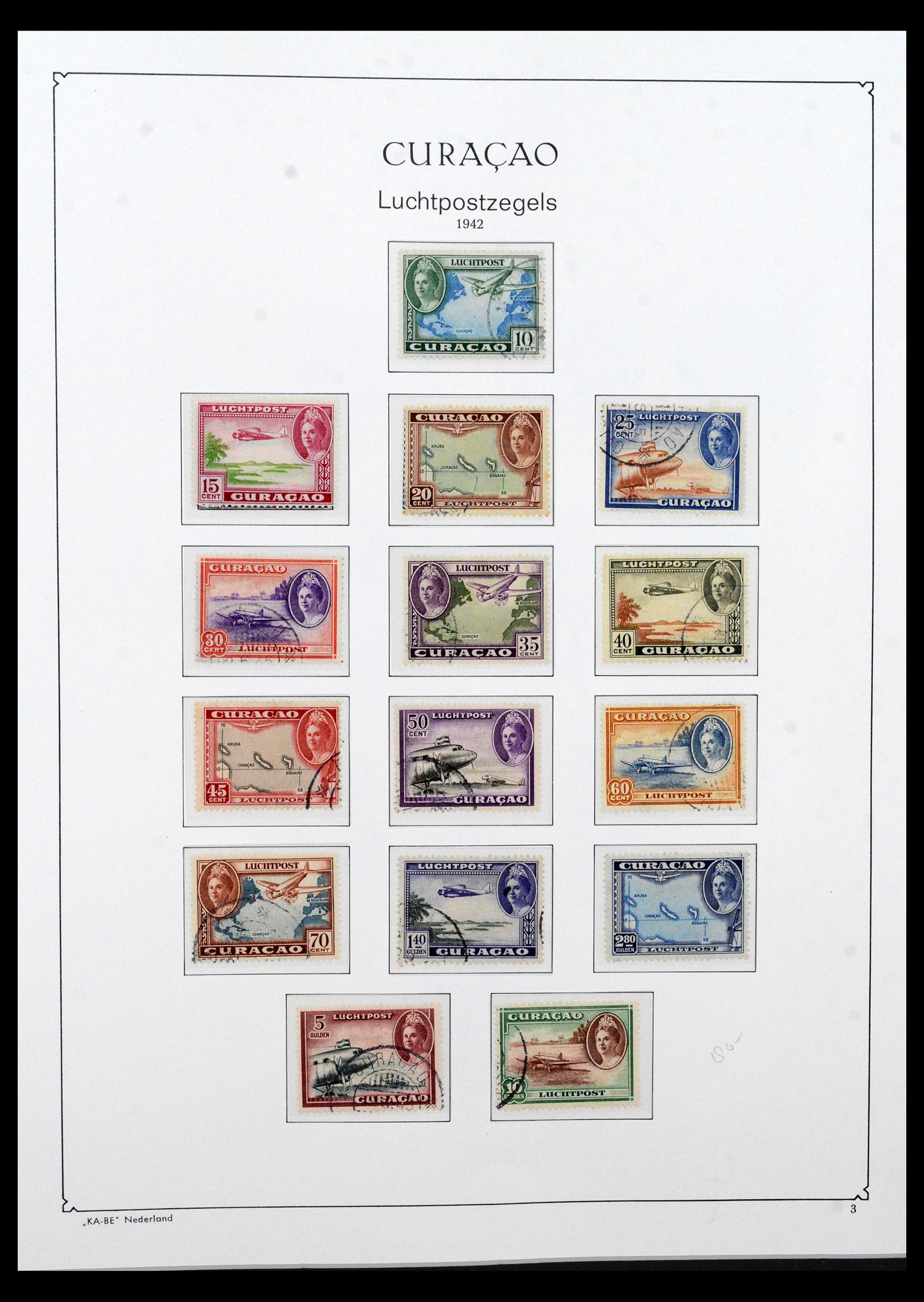 40509 0017 - Postzegel verzameling 40509 Curaçao 1873-1976.
