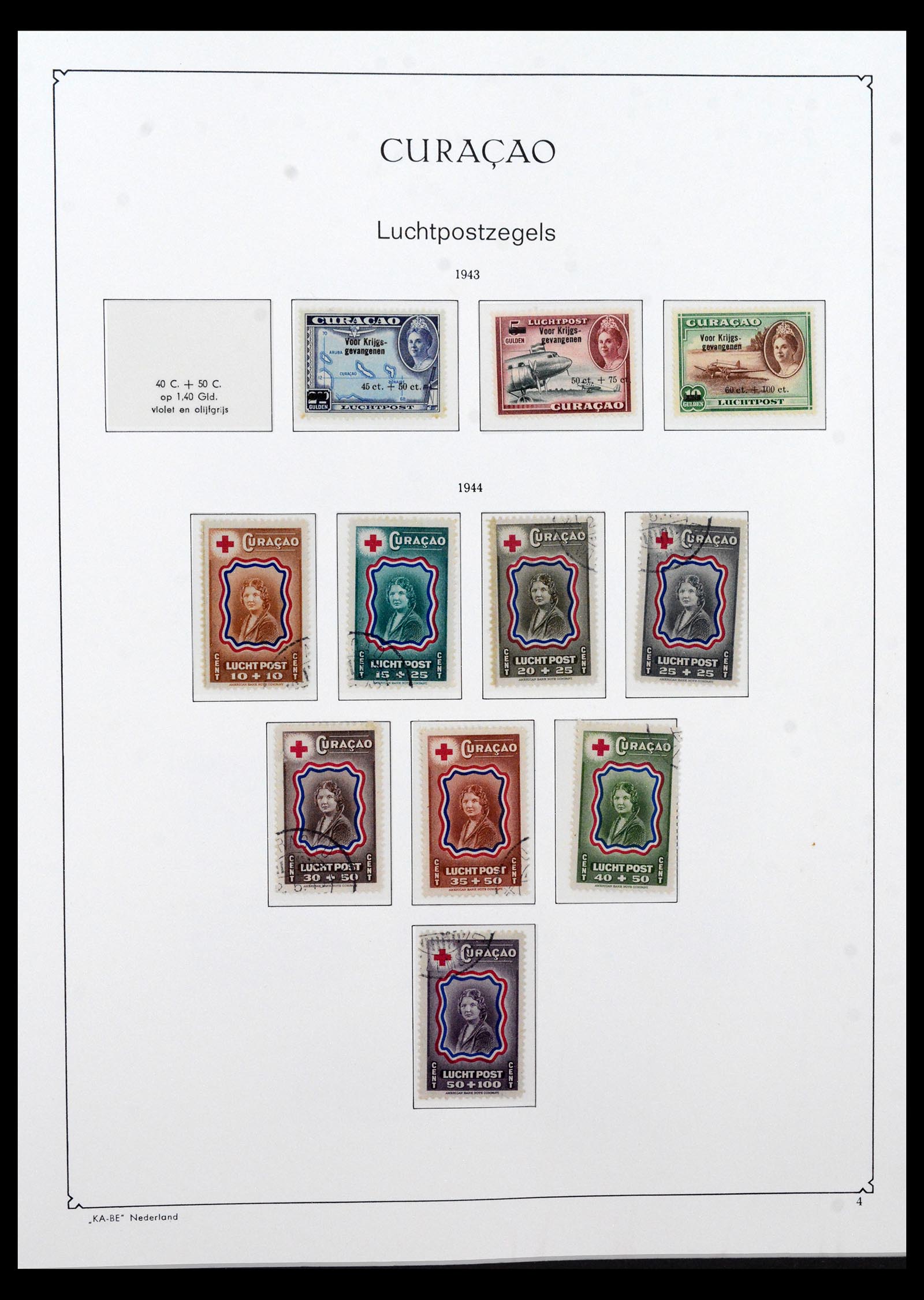 40509 0018 - Postzegel verzameling 40509 Curaçao 1873-1976.