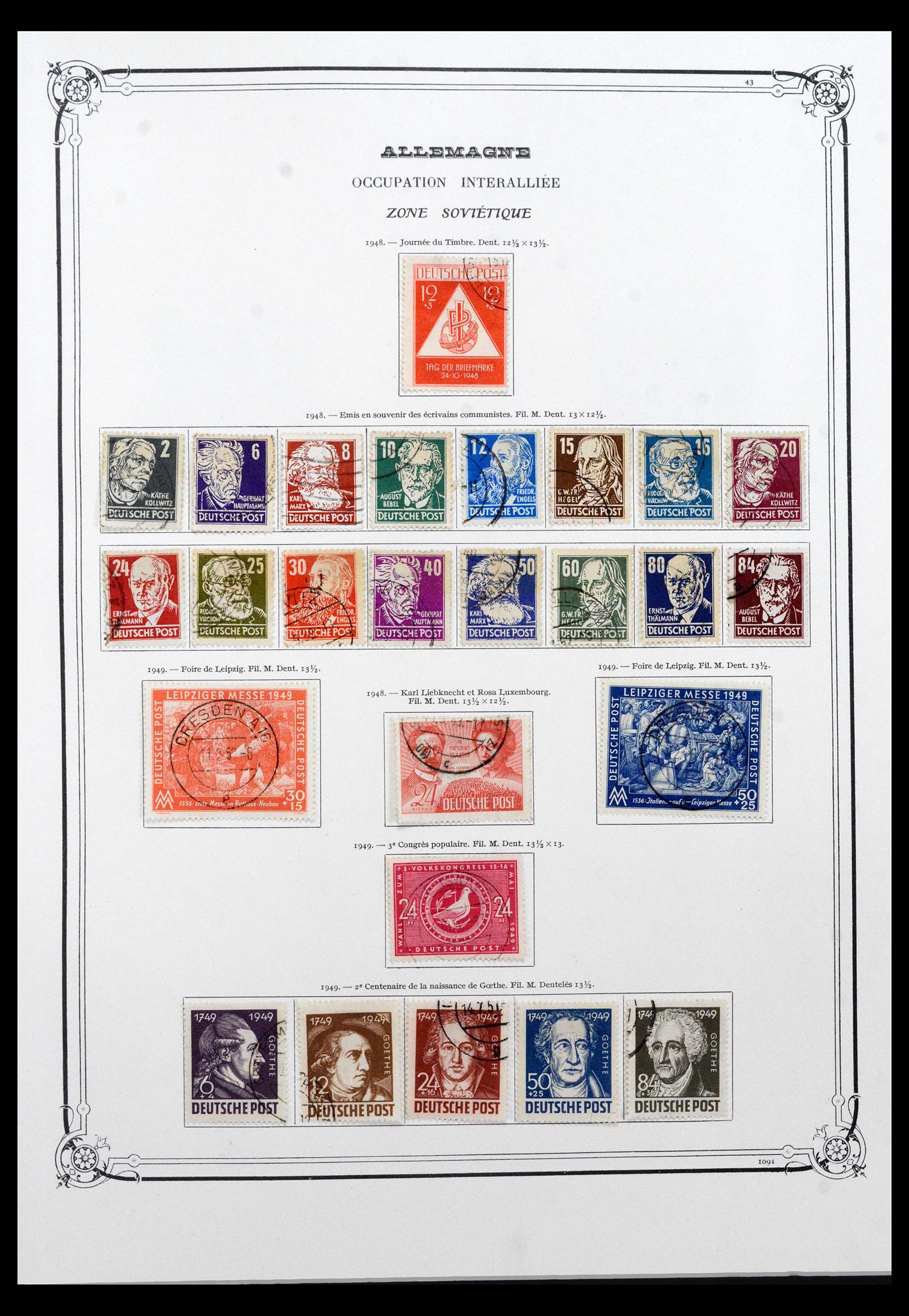 40514 0002 - Postzegelverzameling 40514 DDR 1948-1990.