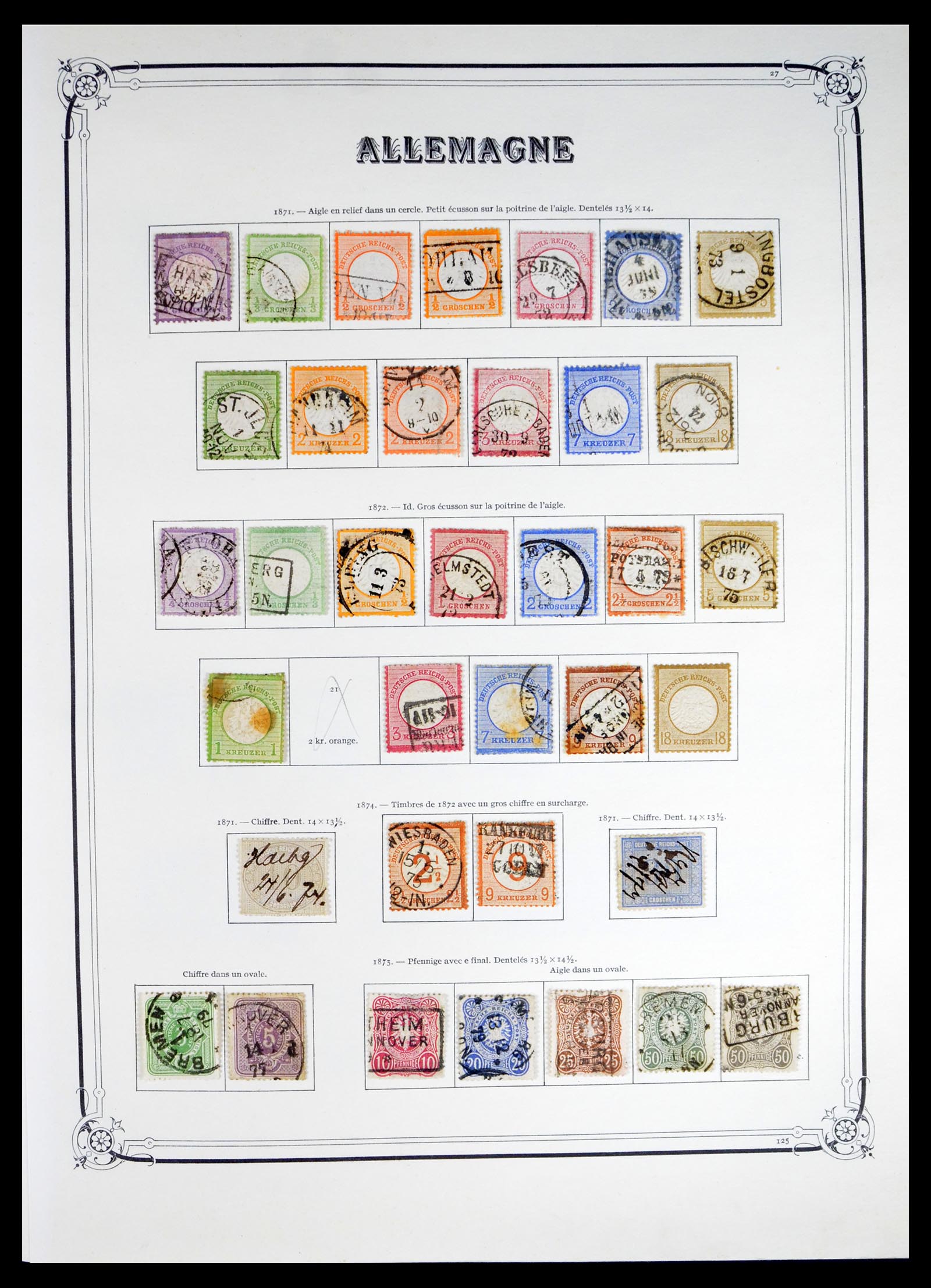 40518 0001 - Postzegel verzameling 40518 Duitse Reich 1872-1945.