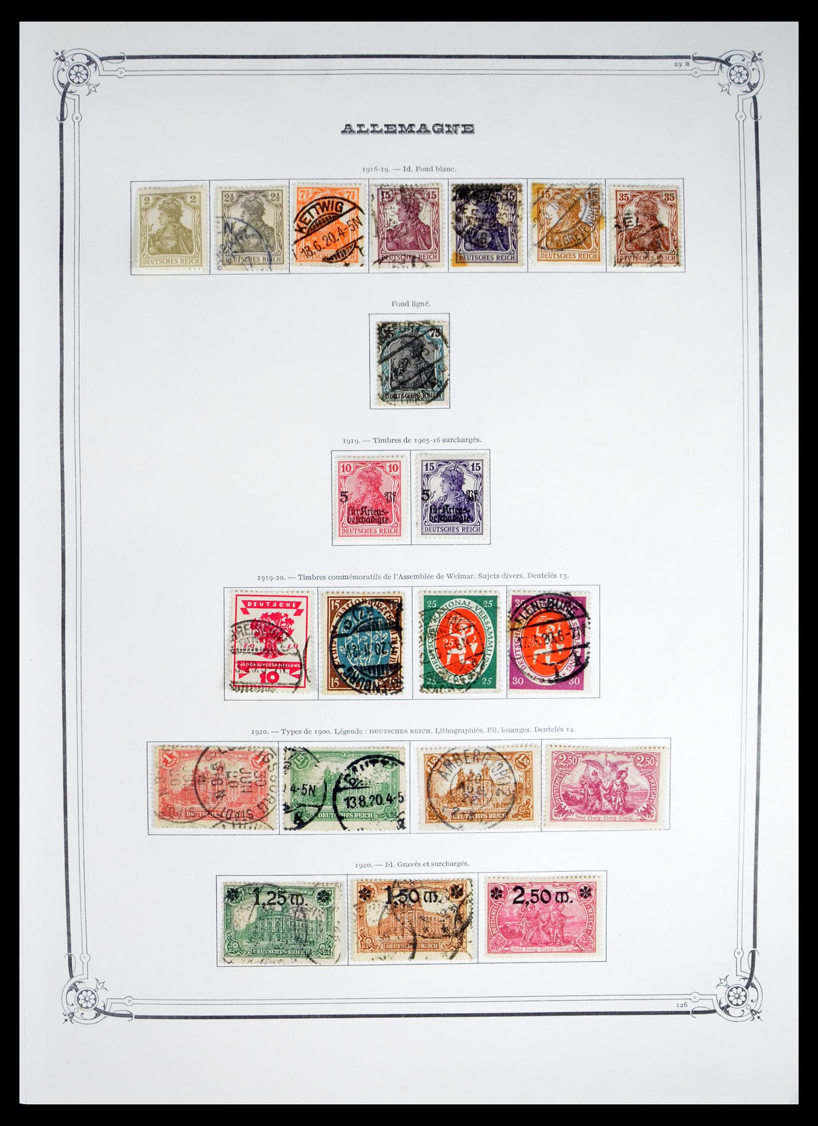 40518 0004 - Postzegel verzameling 40518 Duitse Reich 1872-1945.