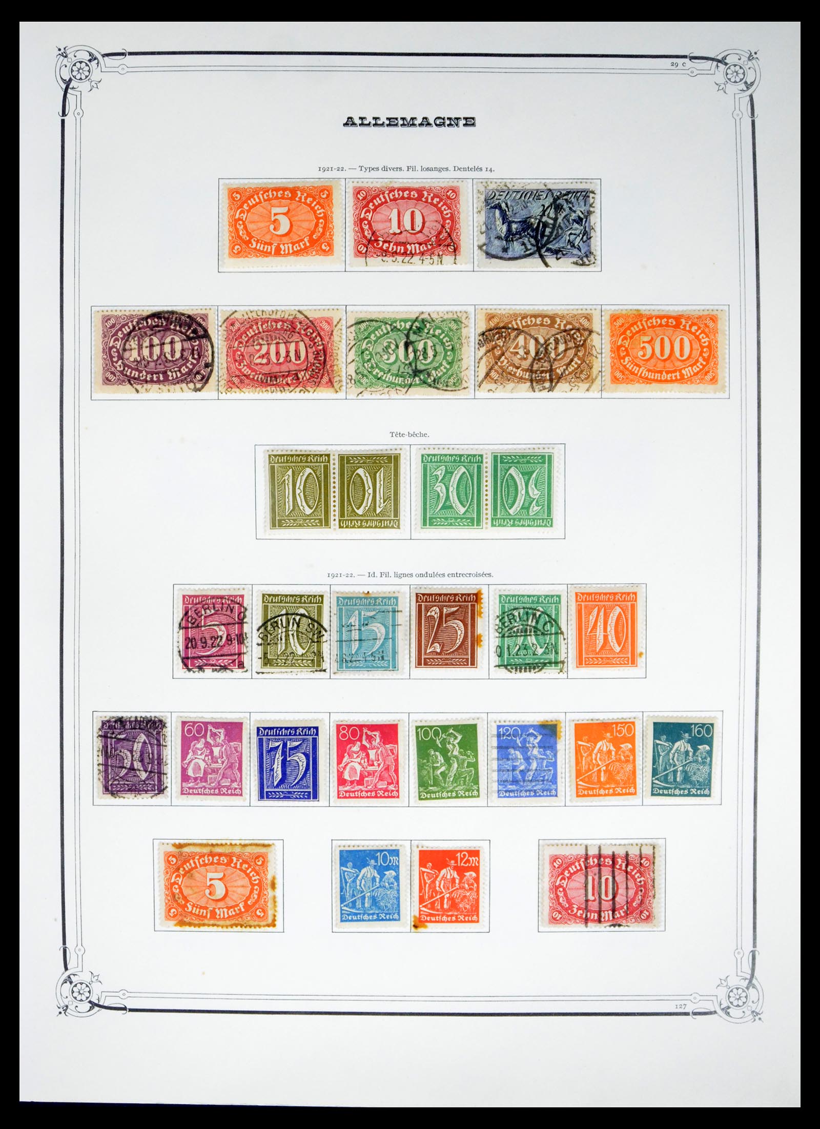 40518 0006 - Postzegel verzameling 40518 Duitse Reich 1872-1945.
