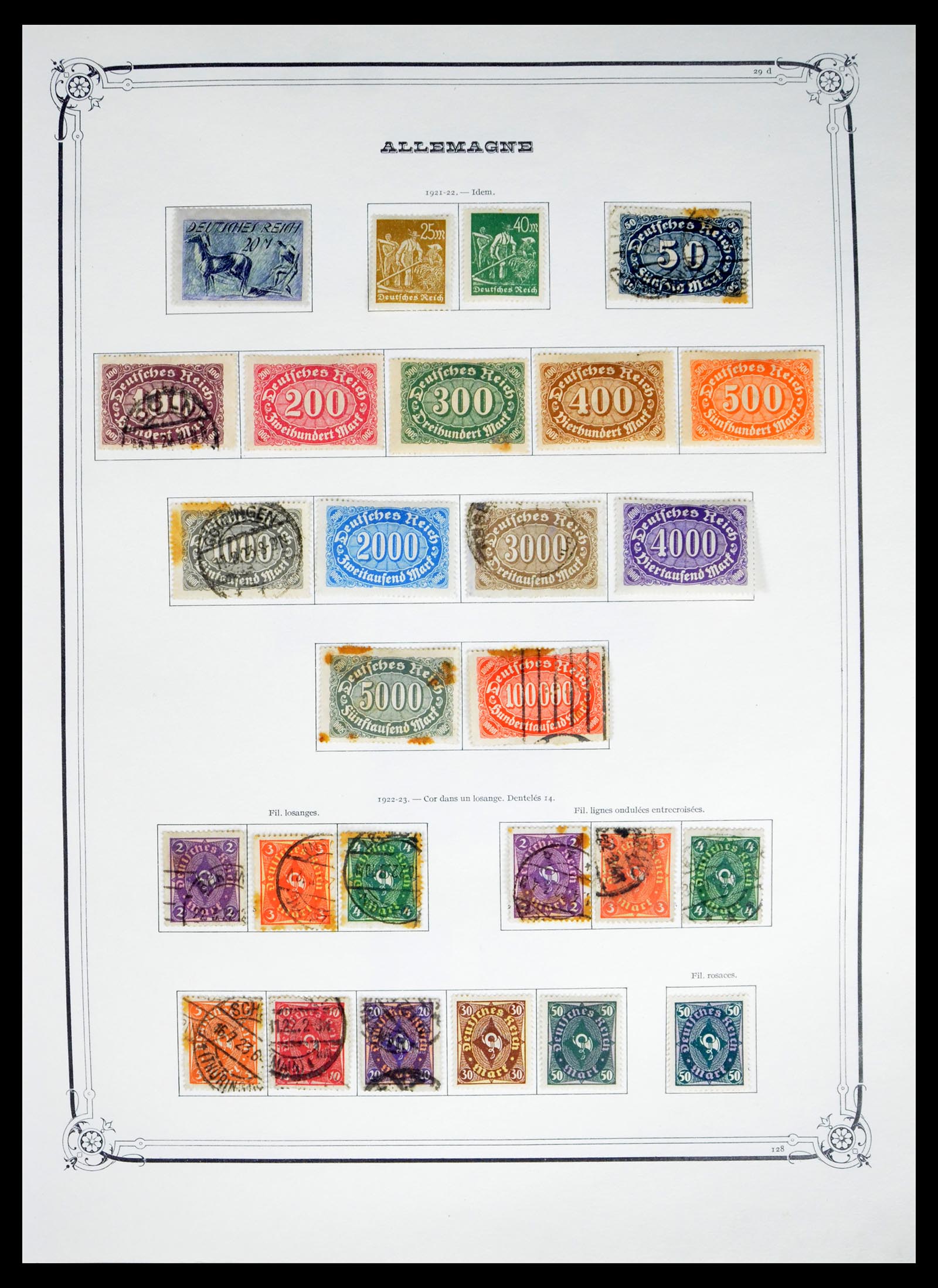 40518 0007 - Postzegel verzameling 40518 Duitse Reich 1872-1945.