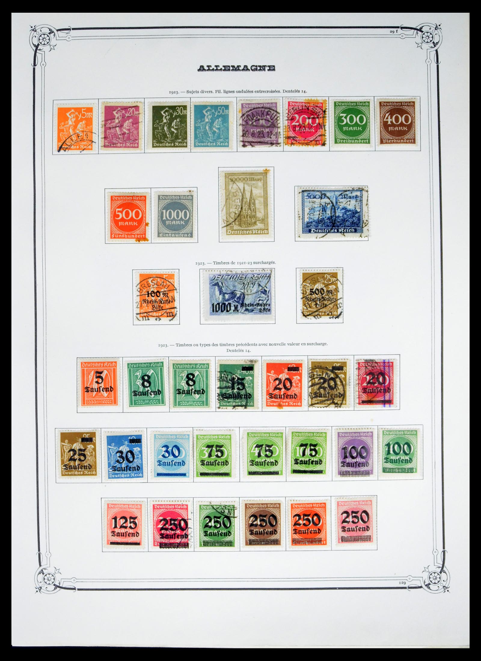 40518 0009 - Postzegel verzameling 40518 Duitse Reich 1872-1945.