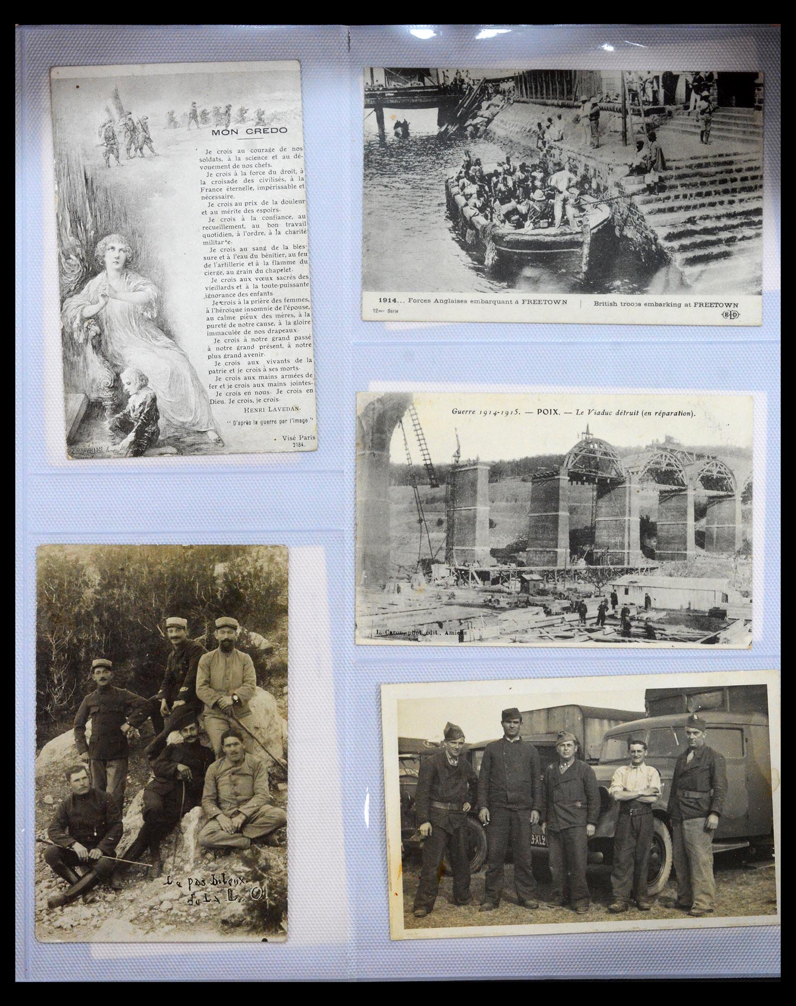 40519 0001 - Postzegel verzameling 40519 Motief 1e wereldoorlog 1914-1918.