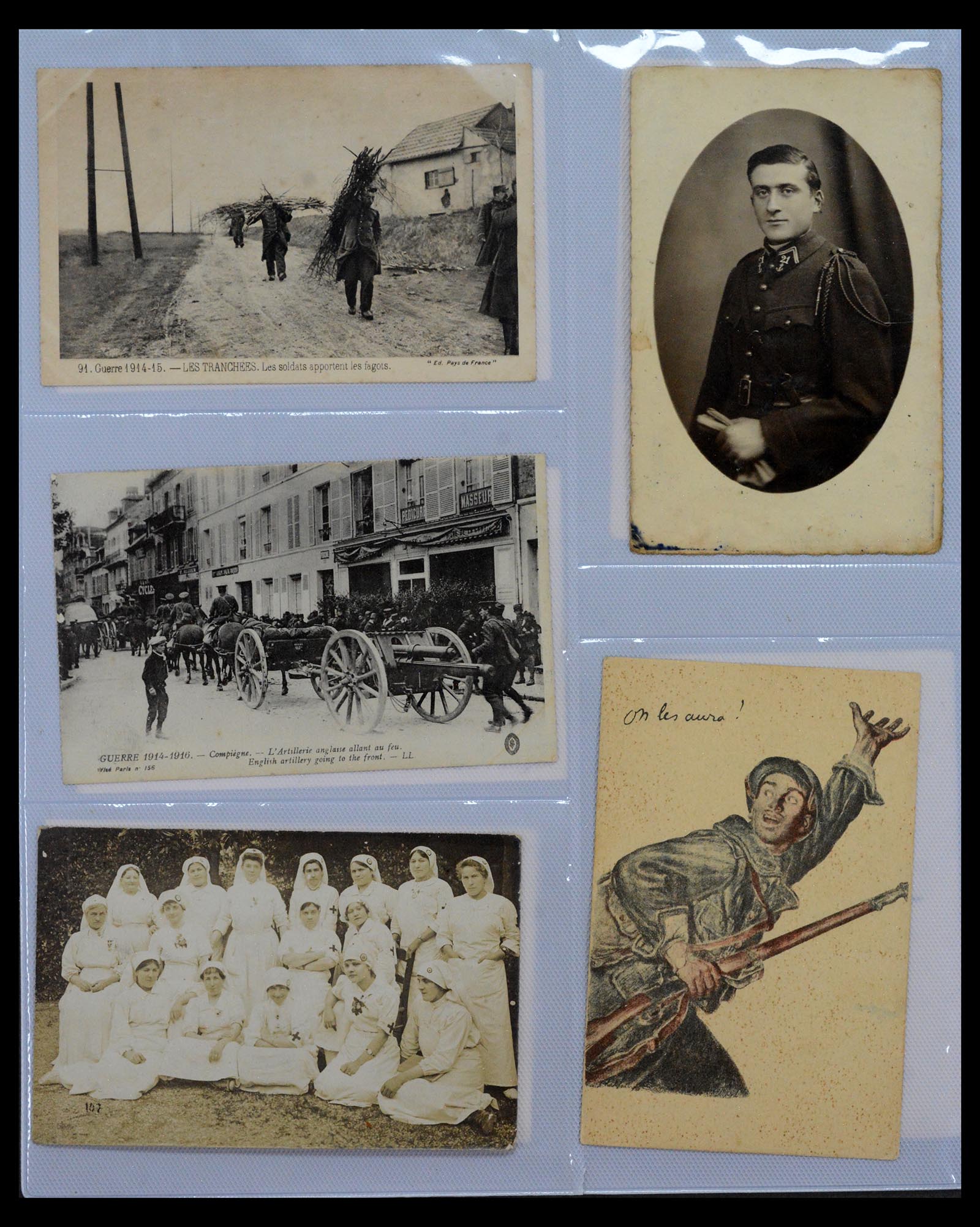 40519 0002 - Postzegel verzameling 40519 Motief 1e wereldoorlog 1914-1918.
