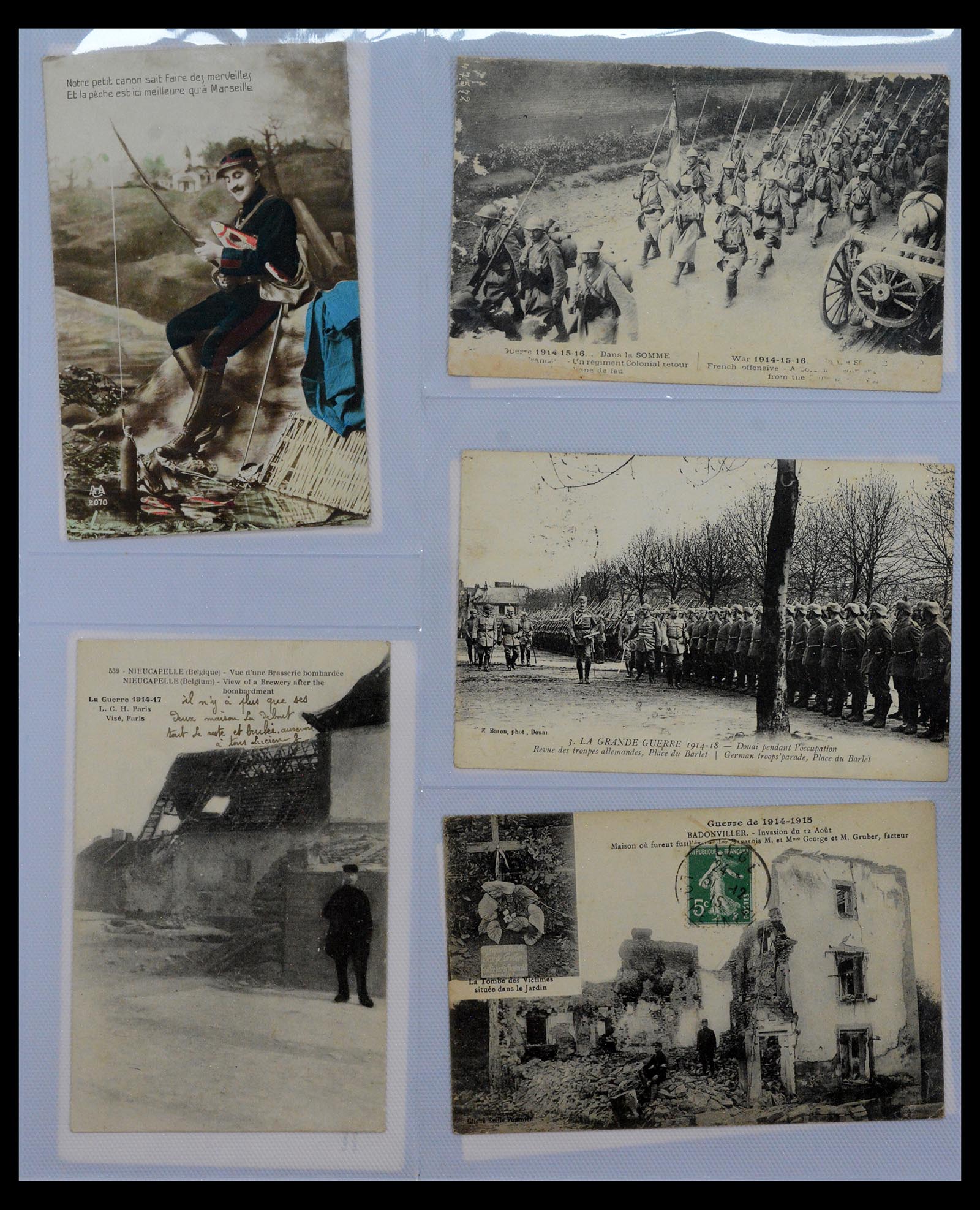 40519 0003 - Postzegel verzameling 40519 Motief 1e wereldoorlog 1914-1918.