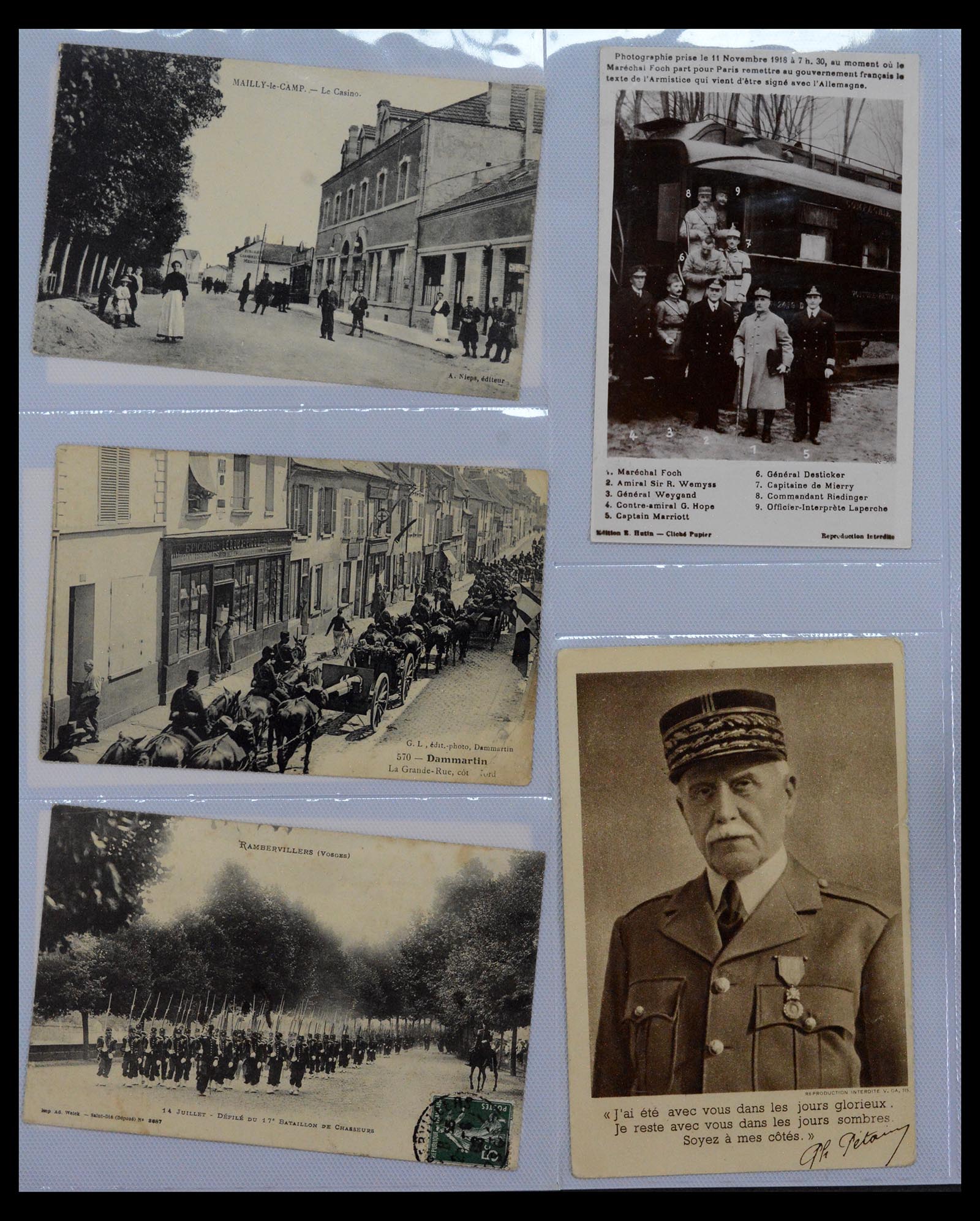 40519 0004 - Postzegel verzameling 40519 Motief 1e wereldoorlog 1914-1918.