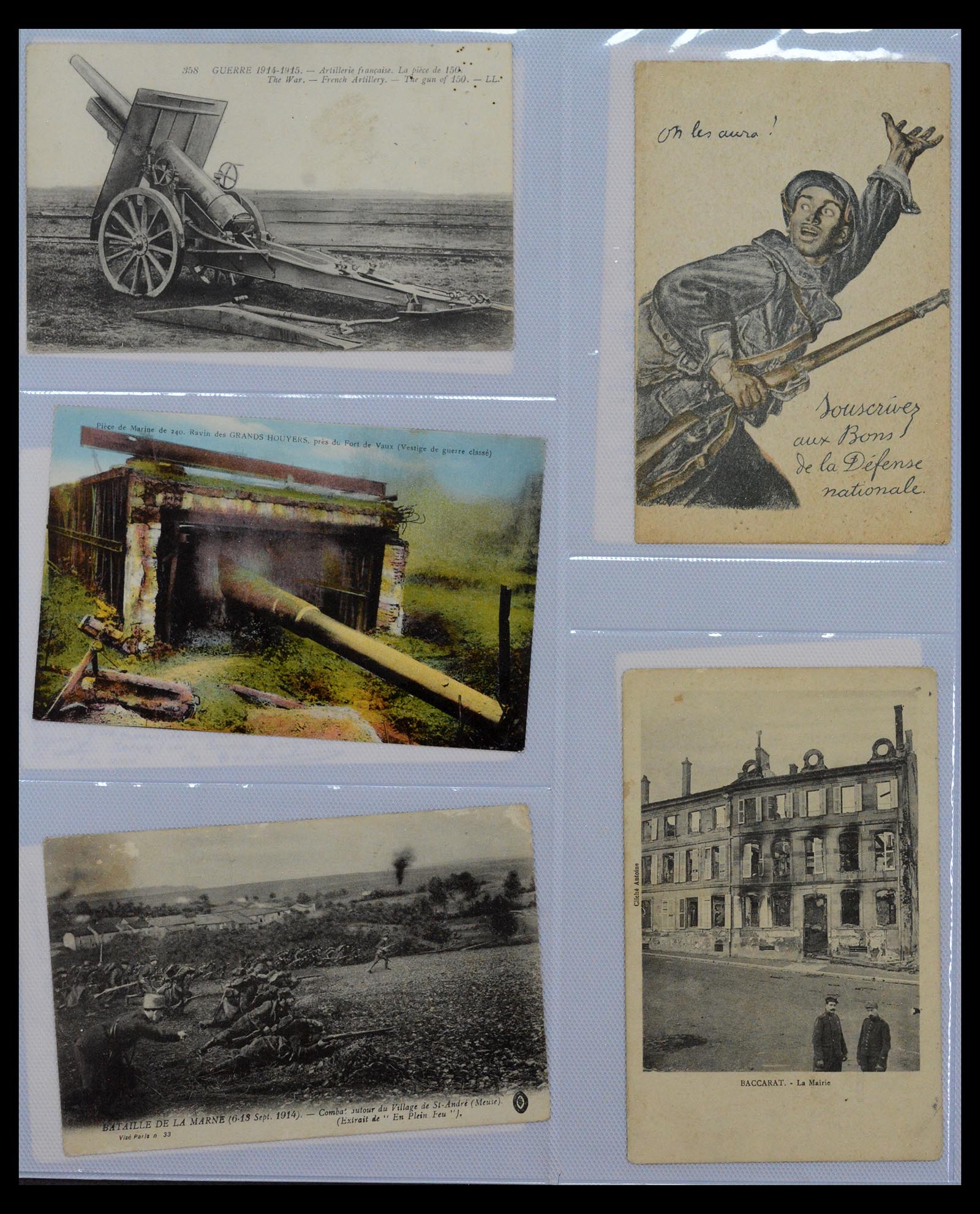 40519 0010 - Postzegel verzameling 40519 Motief 1e wereldoorlog 1914-1918.