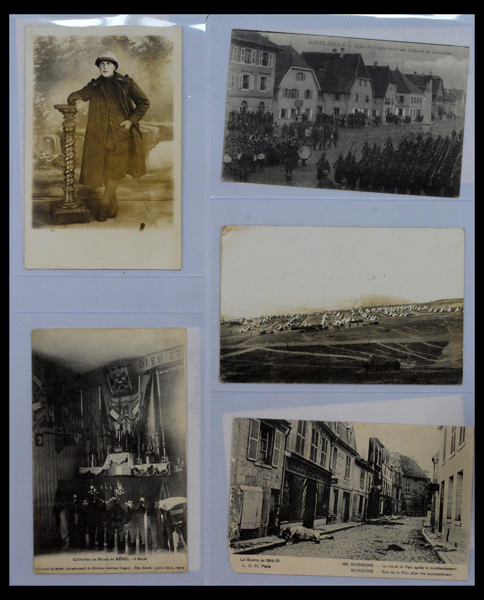 40519 0011 - Postzegel verzameling 40519 Motief 1e wereldoorlog 1914-1918.