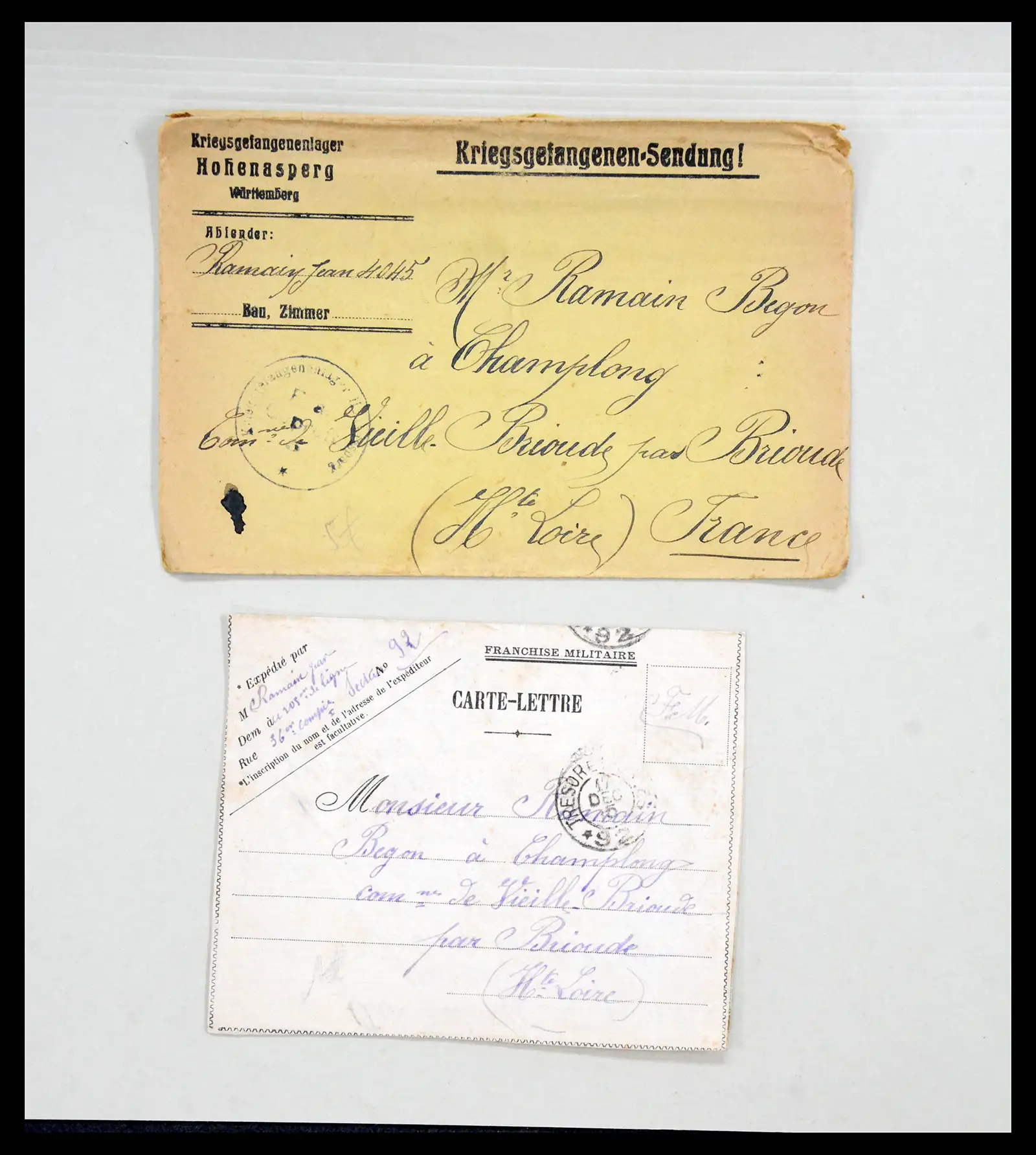 40521 0010 - Stamp collection 40521 Thematics 1st Worldwar exhitibion collection 1915