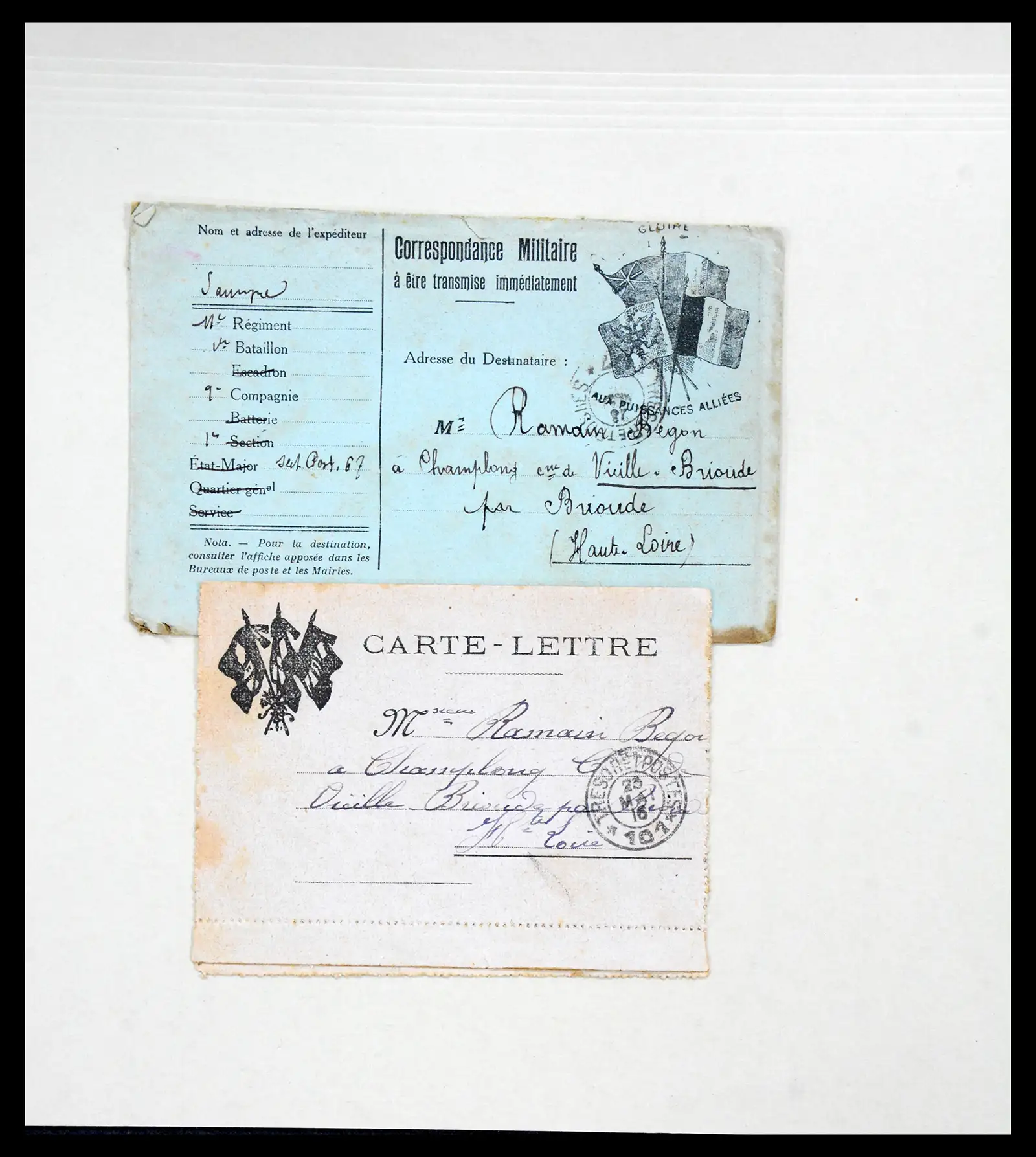 40521 0012 - Stamp collection 40521 Thematics 1st Worldwar exhitibion collection 1915
