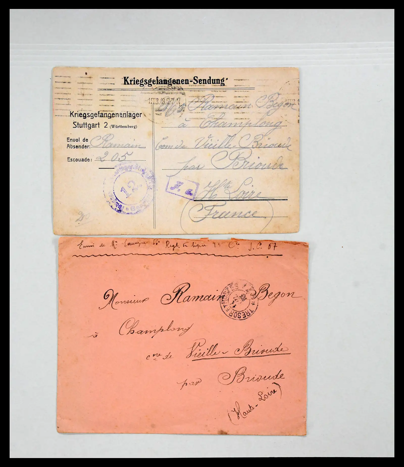40521 0019 - Stamp collection 40521 Thematics 1st Worldwar exhitibion collection 1915