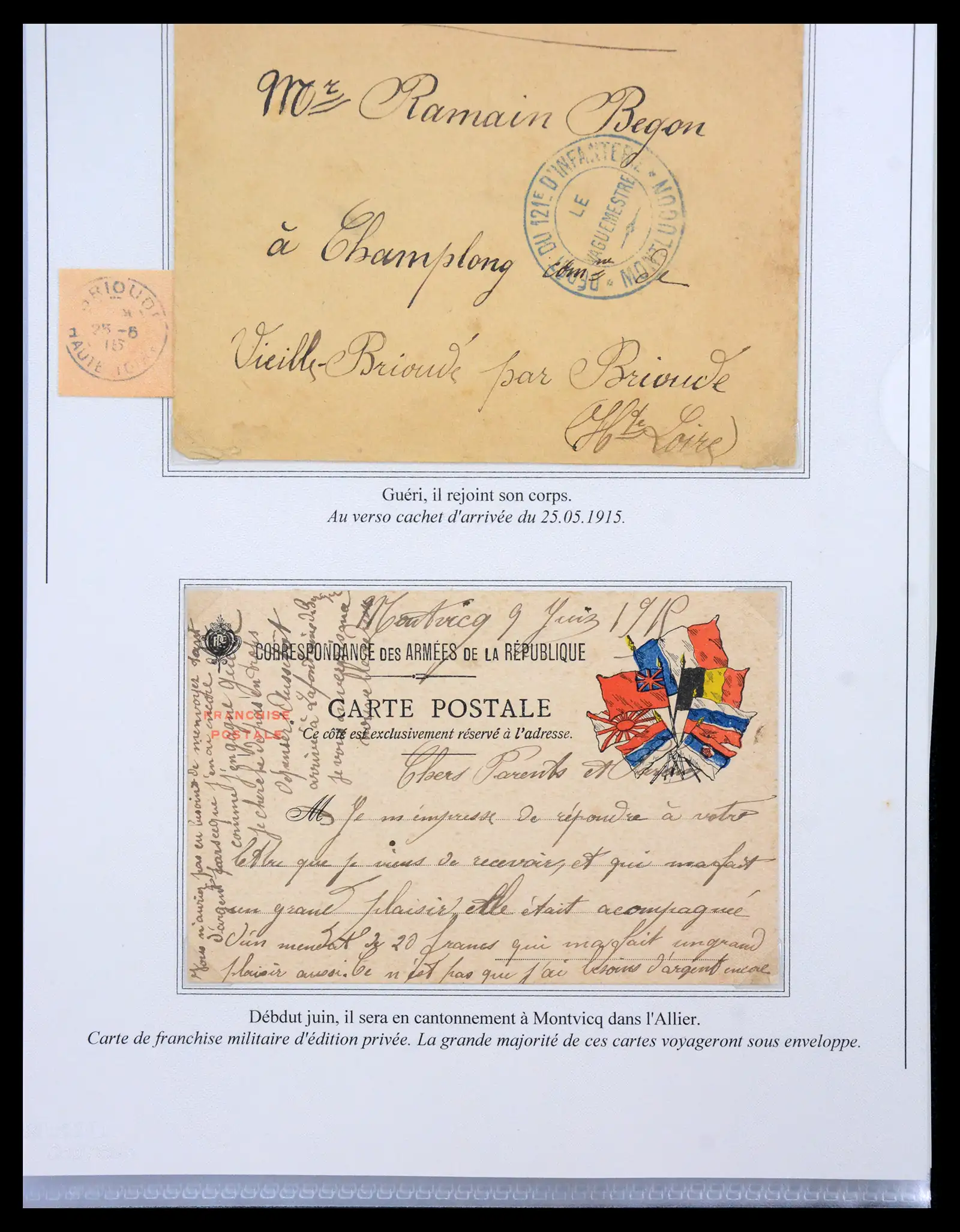 40521 0027 - Stamp collection 40521 Thematics 1st Worldwar exhitibion collection 1915-1918.