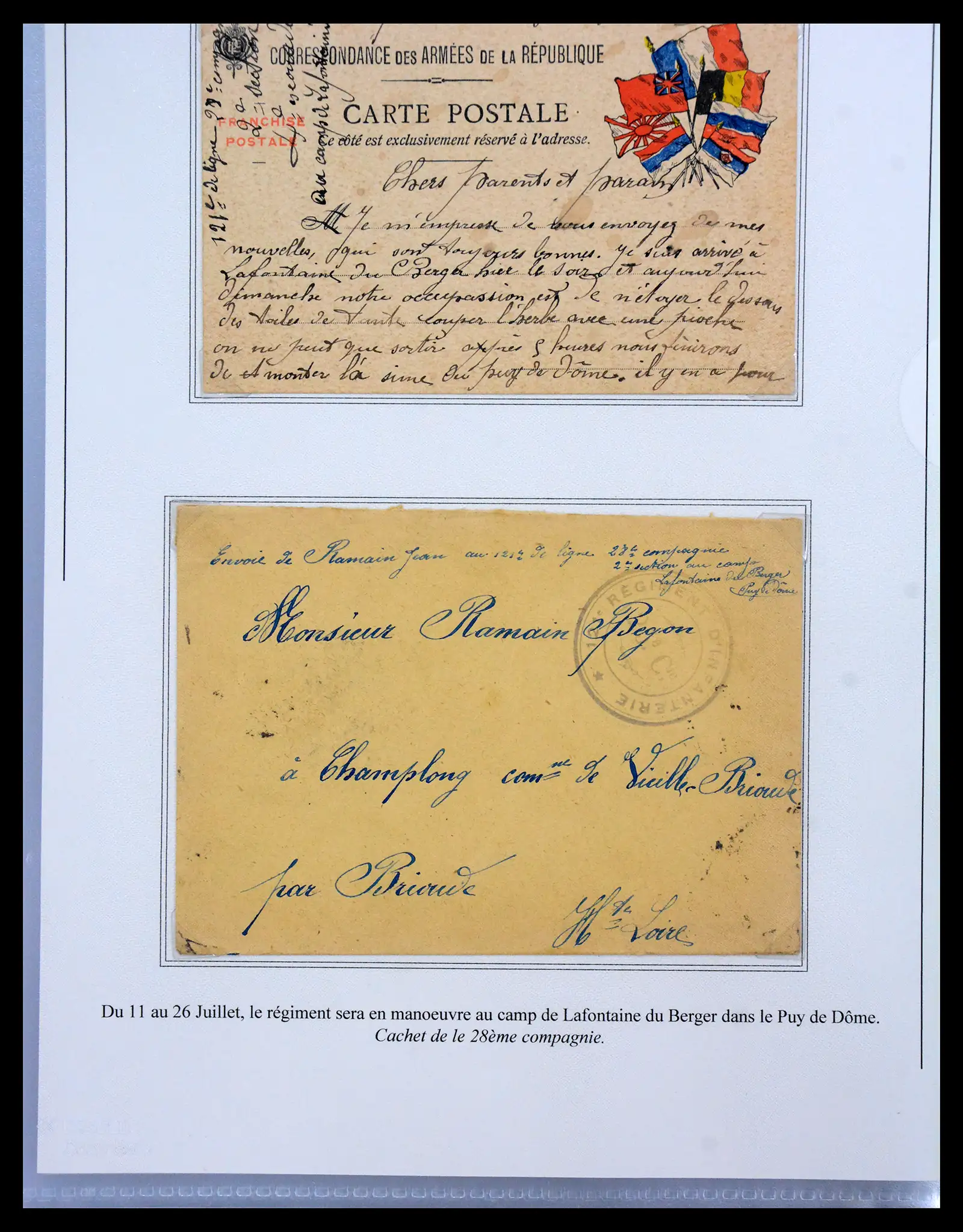 40521 0029 - Stamp collection 40521 Thematics 1st Worldwar exhitibion collection 1915-1918.