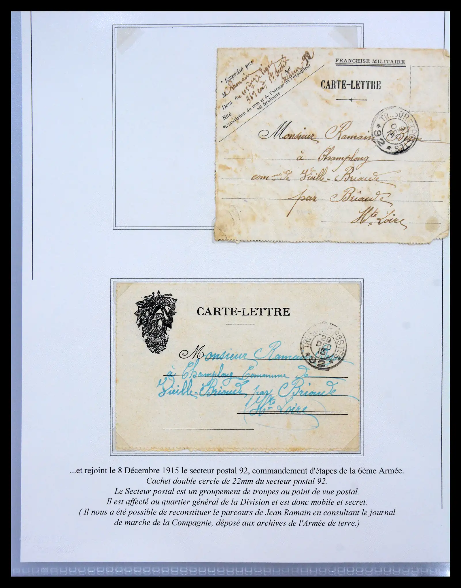 40521 0032 - Stamp collection 40521 Thematics 1st Worldwar exhitibion collection 1915-1918.