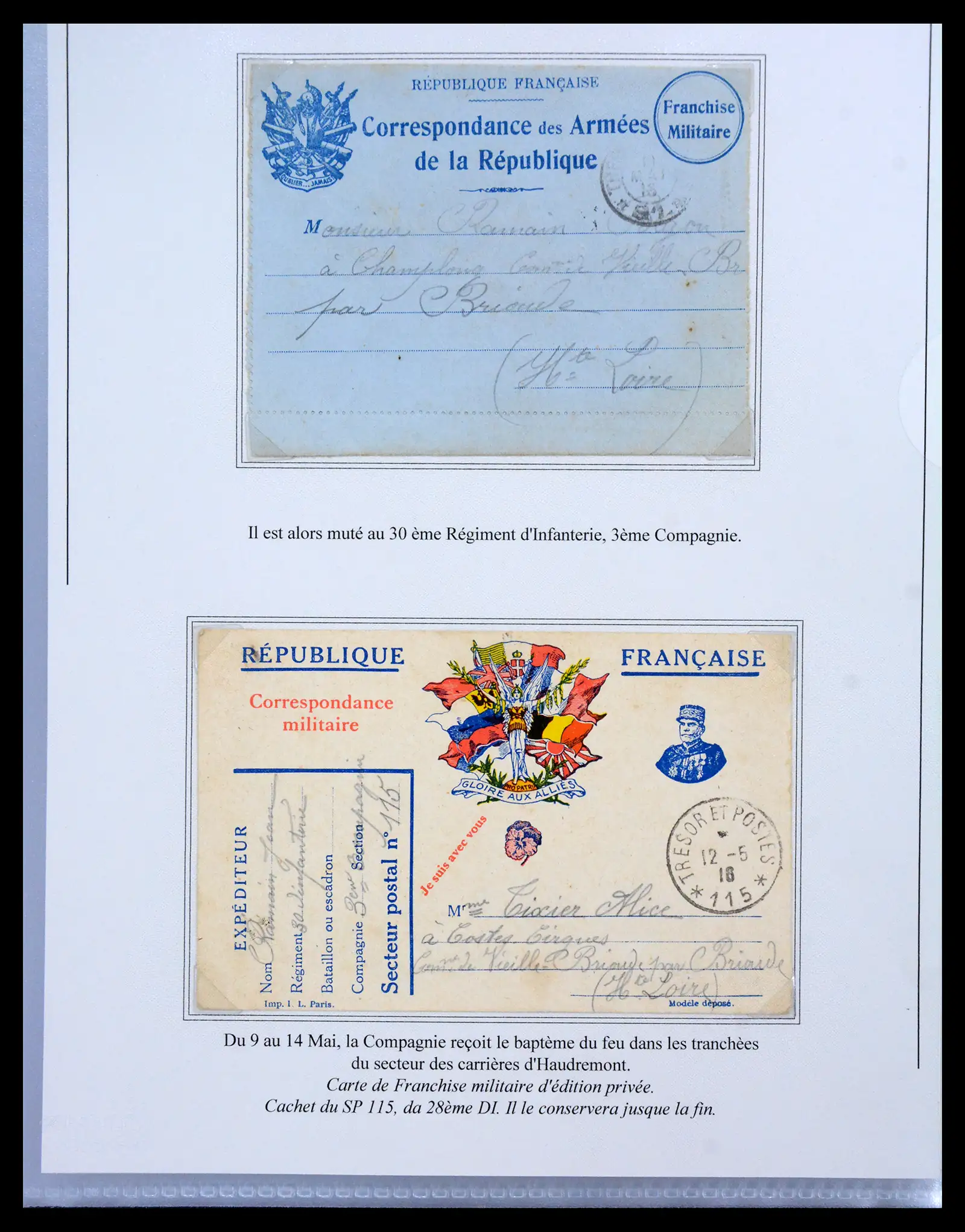 40521 0036 - Stamp collection 40521 Thematics 1st Worldwar exhitibion collection 1915-1918.