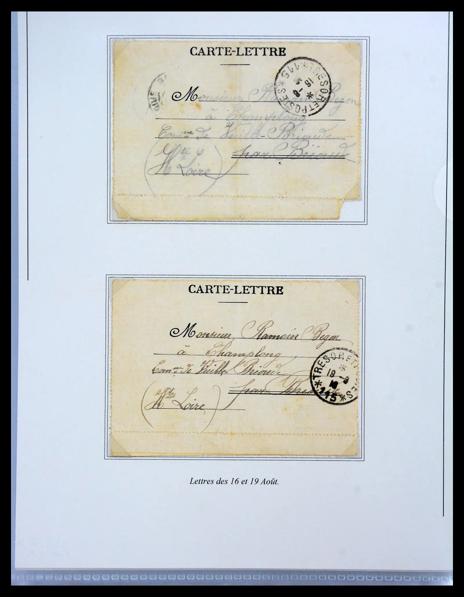 40521 0042 - Stamp collection 40521 Thematics 1st Worldwar exhitibion collection 1915-1918.