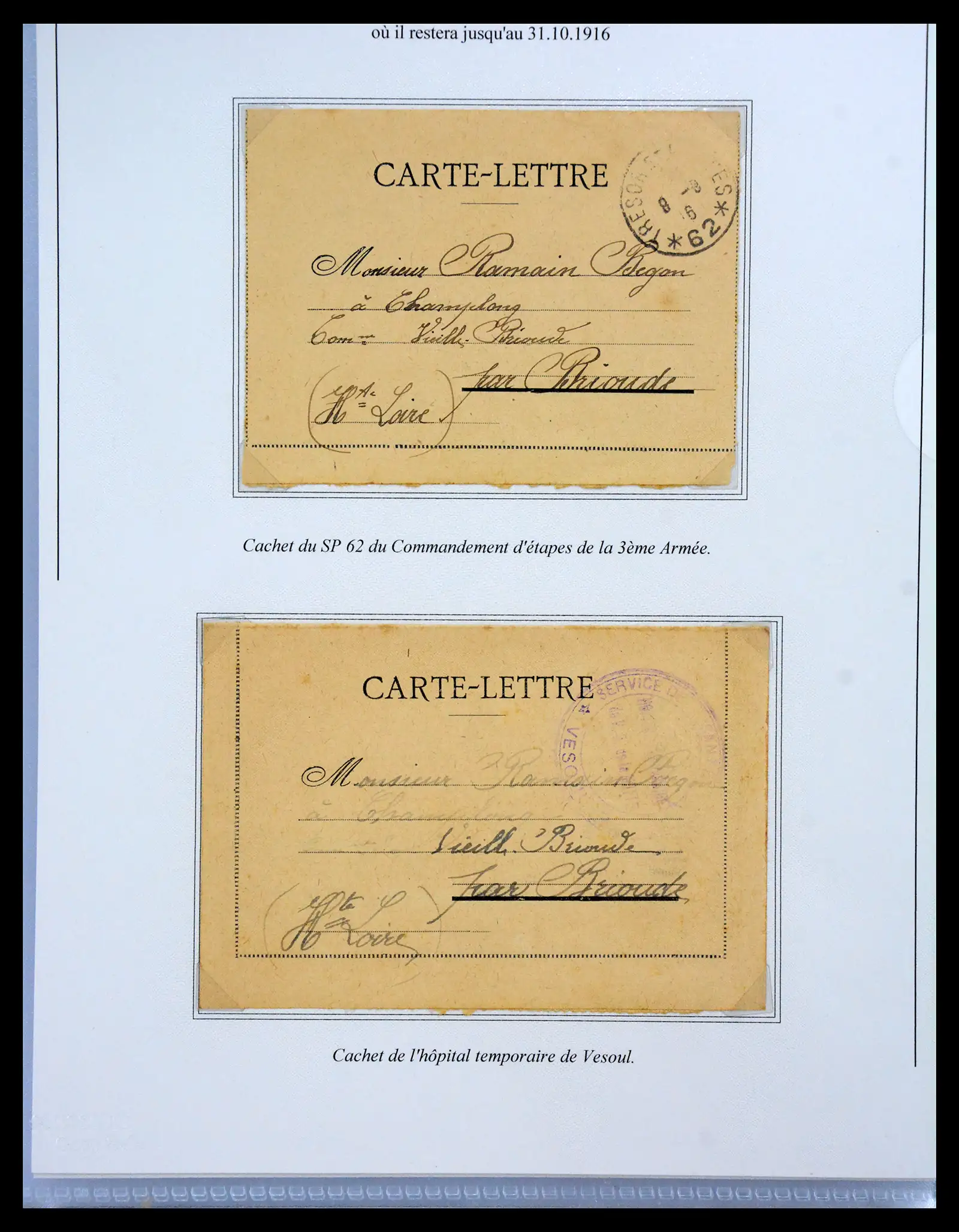 40521 0045 - Stamp collection 40521 Thematics 1st Worldwar exhitibion collection 1915-1918.