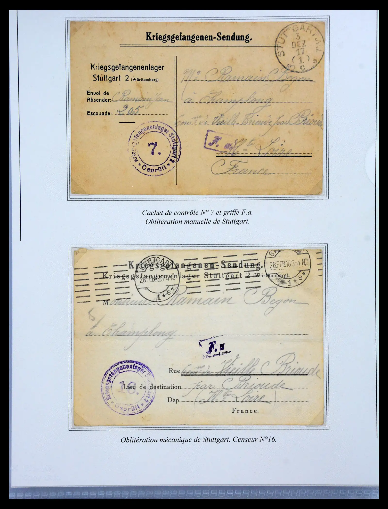 40521 0057 - Stamp collection 40521 Thematics 1st Worldwar exhitibion collection 1915-1918.