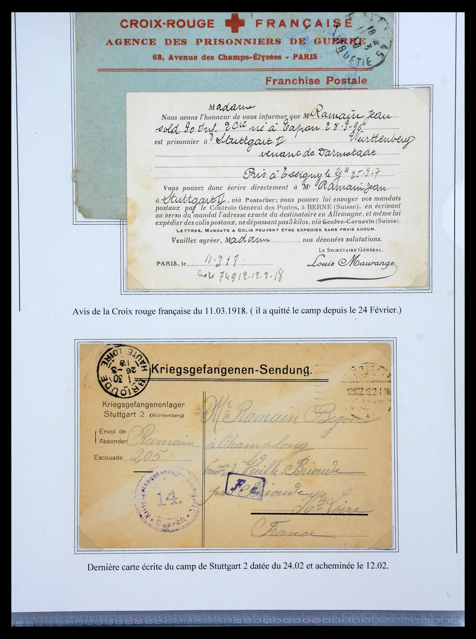 40521 0058 - Stamp collection 40521 Thematics 1st Worldwar exhitibion collection 1915-1918.