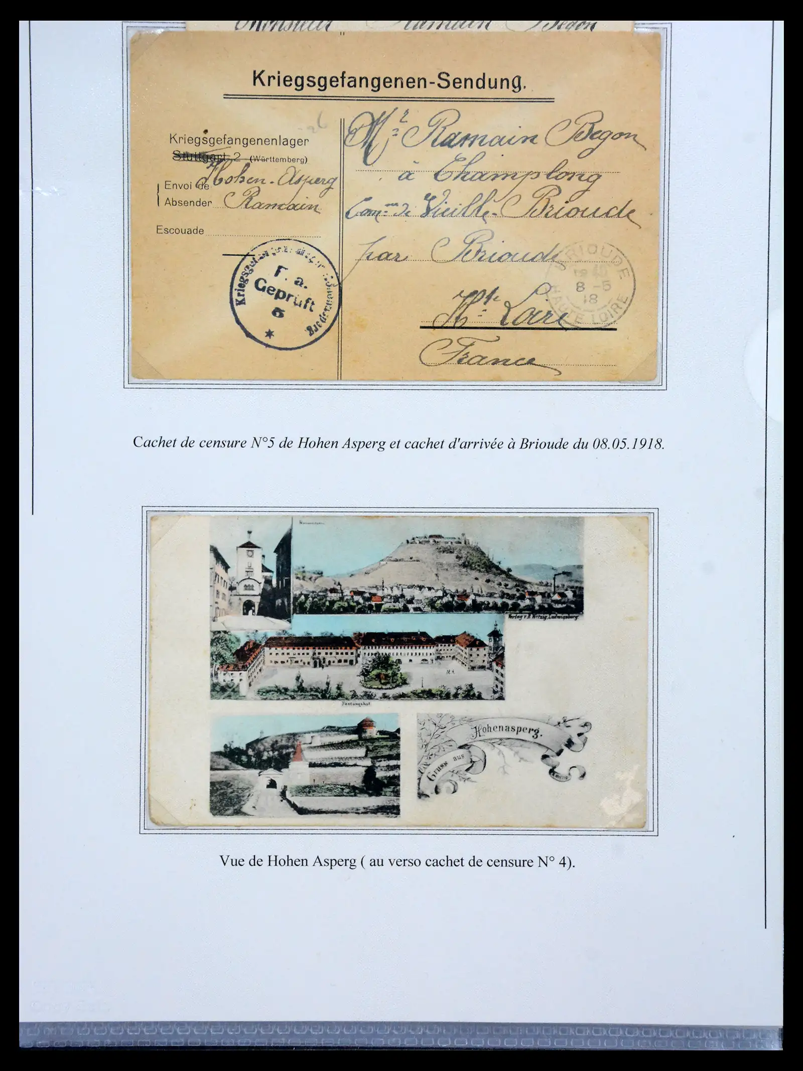 40521 0059 - Stamp collection 40521 Thematics 1st Worldwar exhitibion collection 1915-1918.