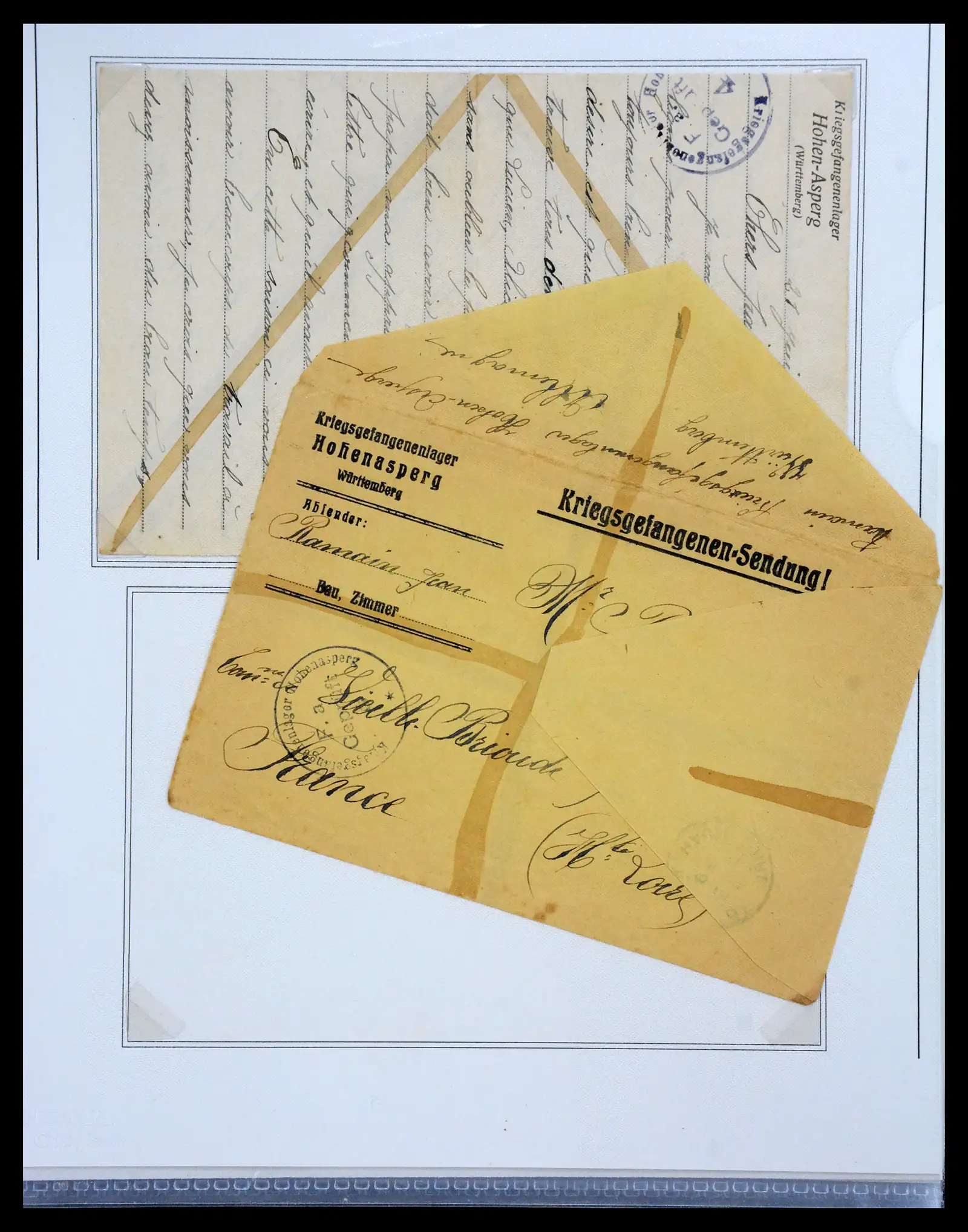 40521 0061 - Stamp collection 40521 Thematics 1st Worldwar exhitibion collection 1915-1918.