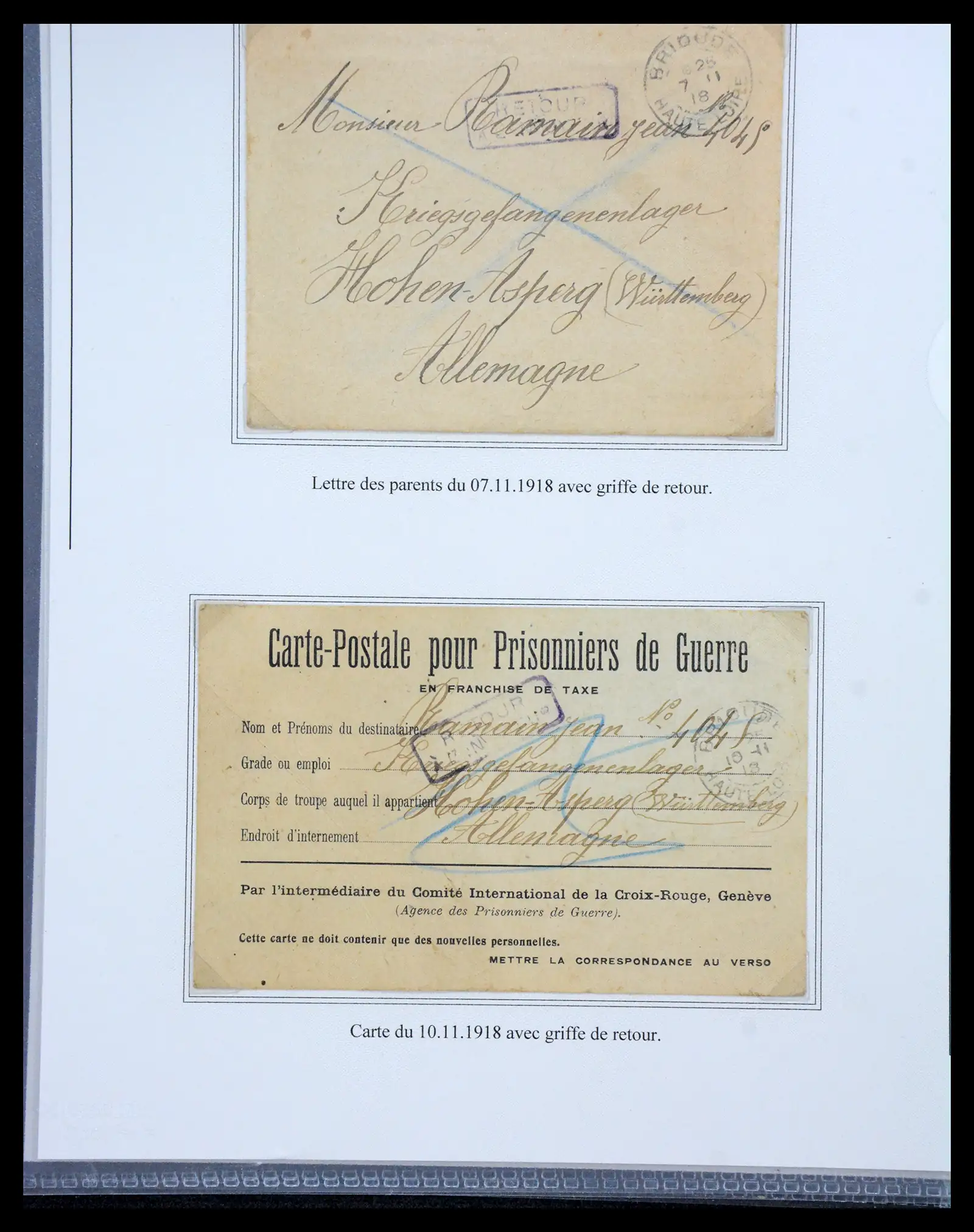 40521 0065 - Stamp collection 40521 Thematics 1st Worldwar exhitibion collection 1915-1918.